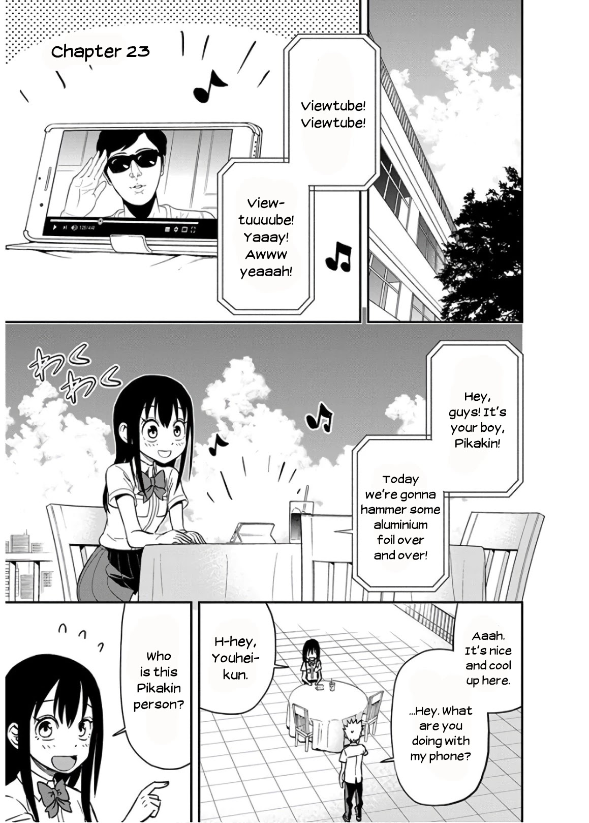 Ikenai Kanojo no Otetsudai Chapter 23 page 1 - Chapter 23: Going Viral
