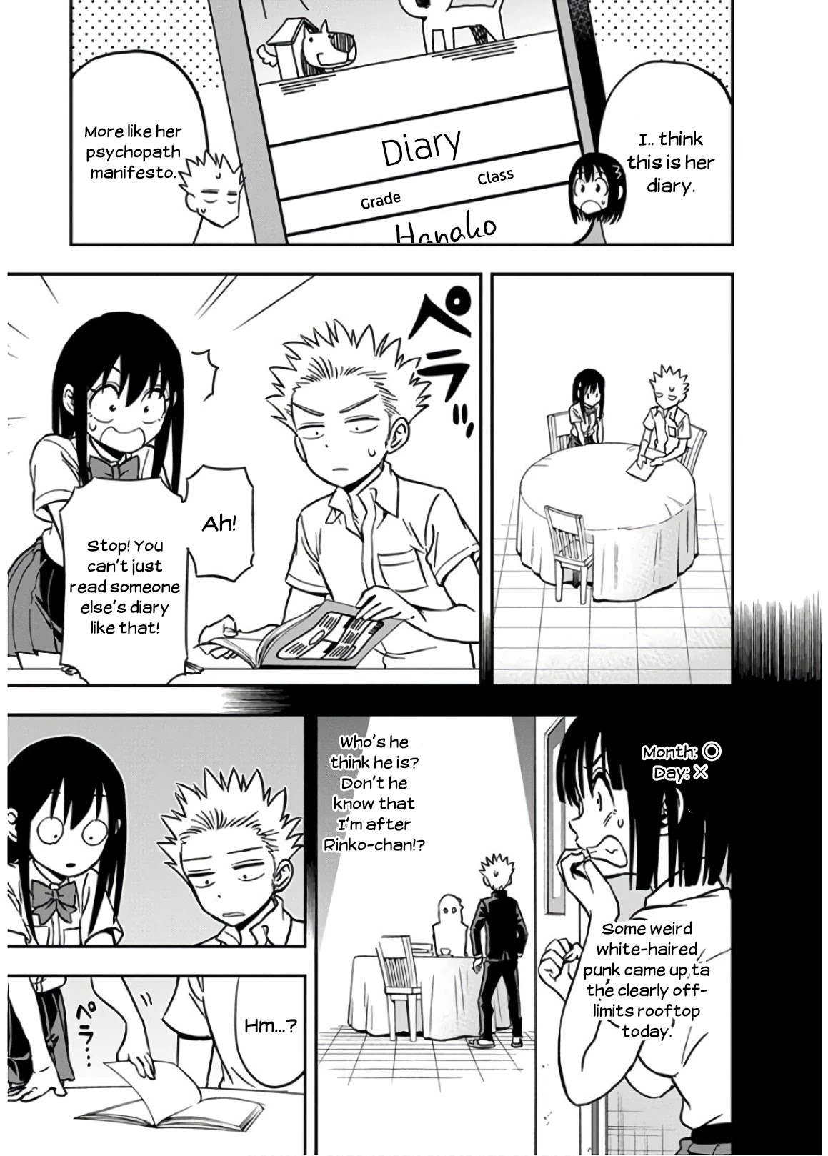 Ikenai Kanojo no Otetsudai Chapter 25 page 3 - Chapter 25: Hanako's Diary