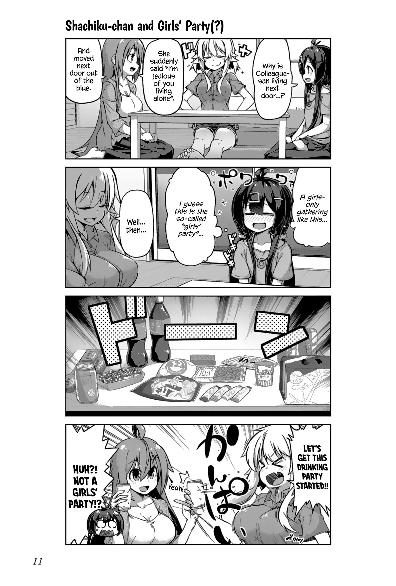 Iki no Kore! Shachiku-chan Chapter 13 page 9 - Chapter 13: The Story of an Adult's Sleepover
