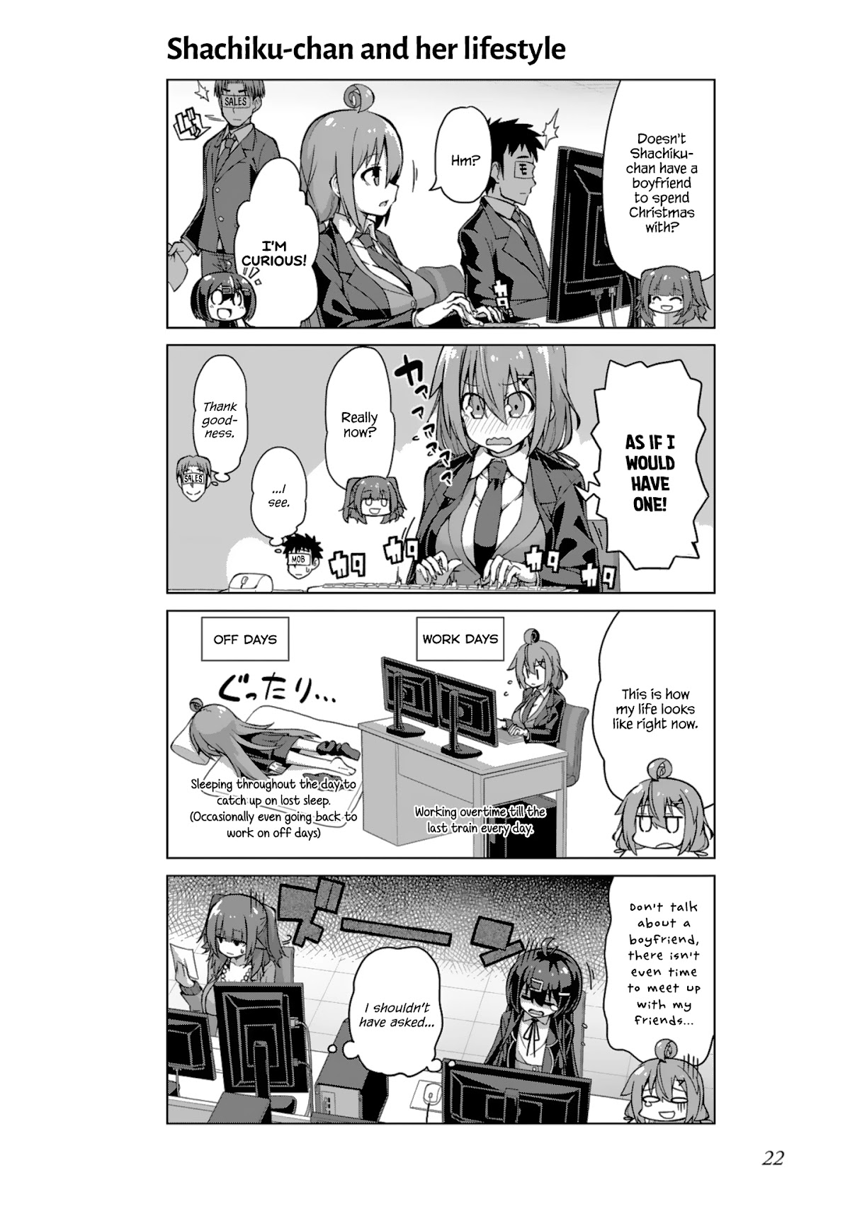 Iki no Kore! Shachiku-chan Chapter 14 page 8 - Chapter 14: The Story of Christmas