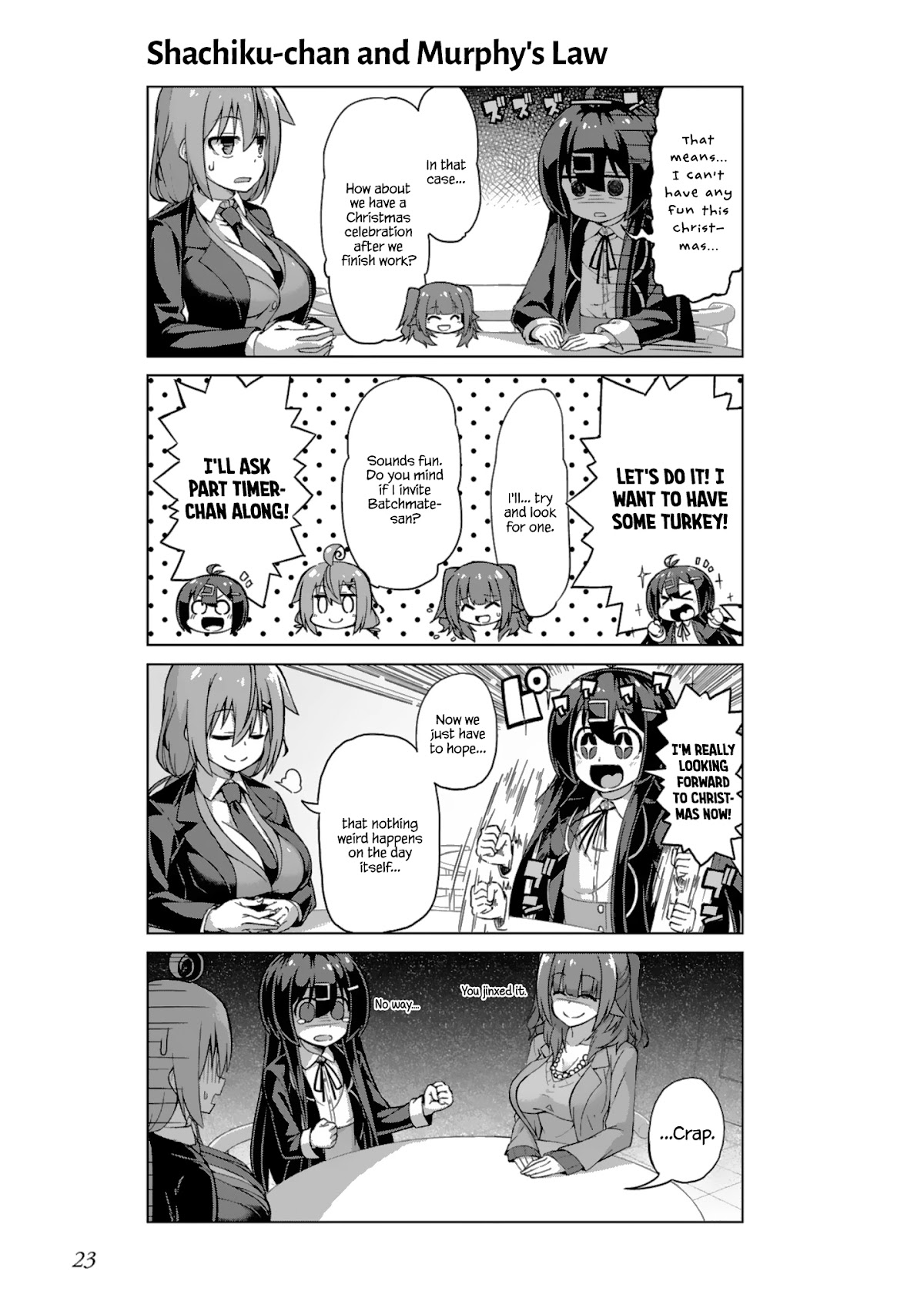Iki no Kore! Shachiku-chan Chapter 14 page 9 - Chapter 14: The Story of Christmas