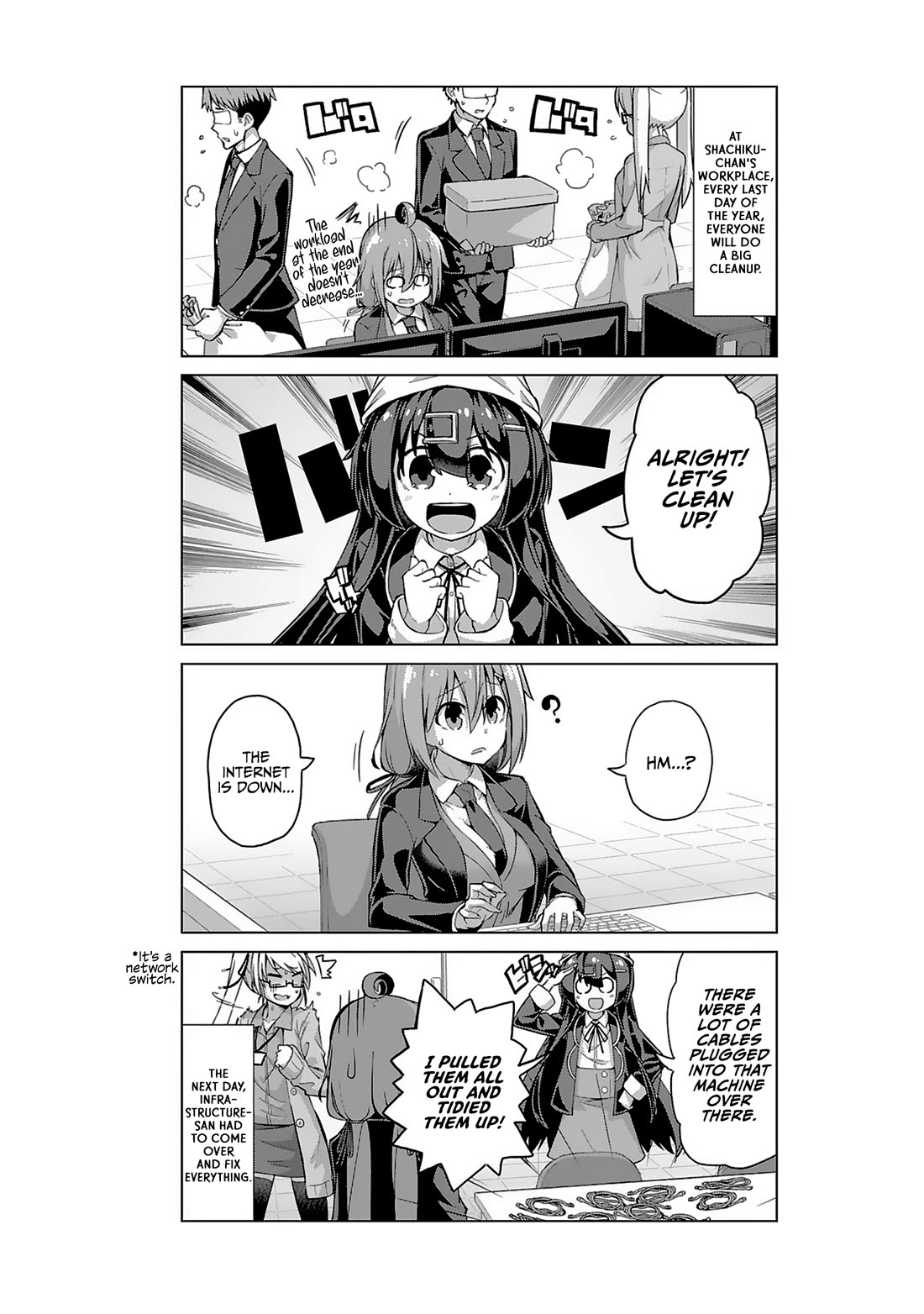 Iki no Kore! Shachiku-chan Chapter 15 page 2 - Chapter 15: Kouhai-chan and Spring Cleaning