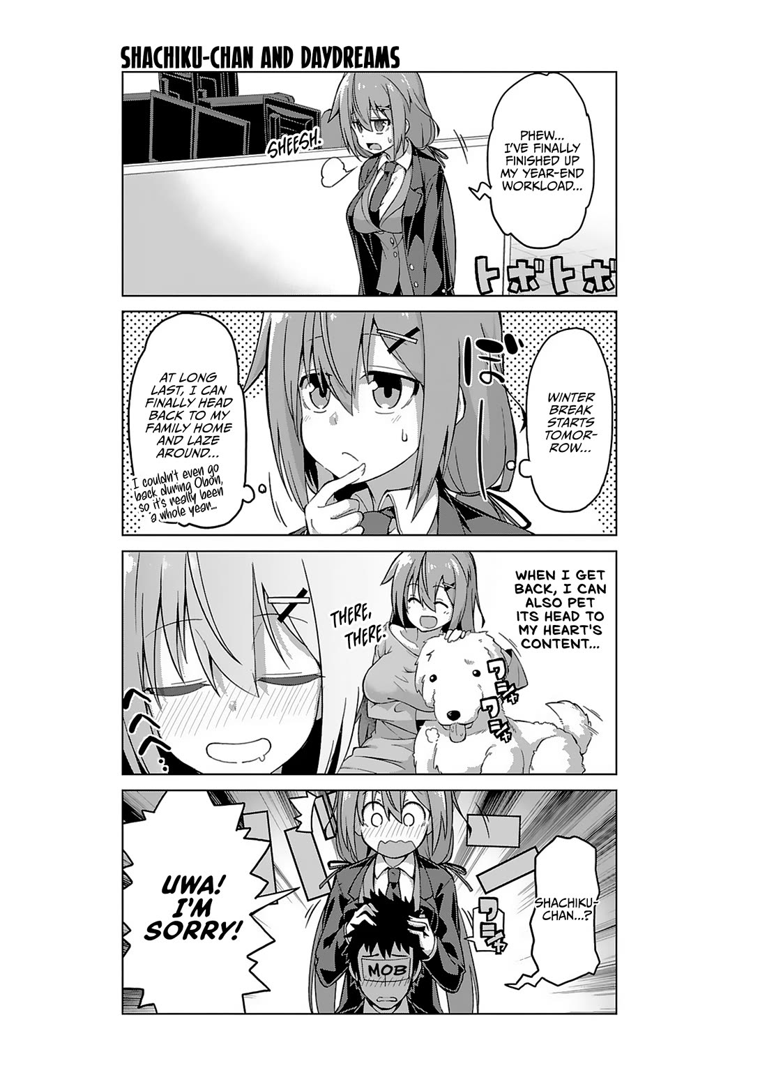 Iki no Kore! Shachiku-chan Chapter 15 page 3 - Chapter 15: Kouhai-chan and Spring Cleaning