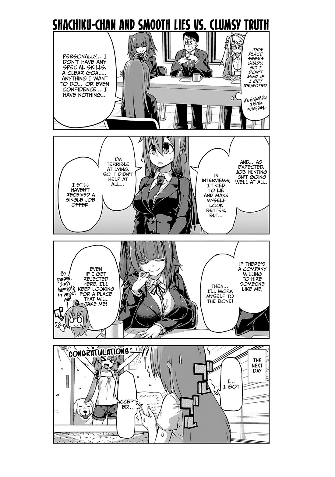 Iki no Kore! Shachiku-chan Chapter 16 page 11 - Chapter 16: The Story of Job Hunting