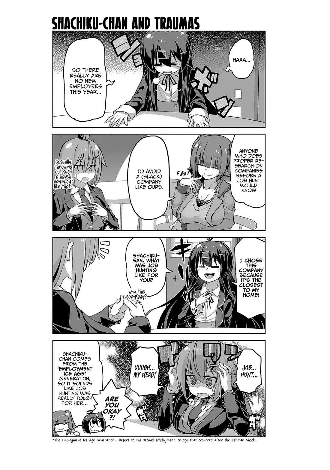 Iki no Kore! Shachiku-chan Chapter 16 page 5 - Chapter 16: The Story of Job Hunting