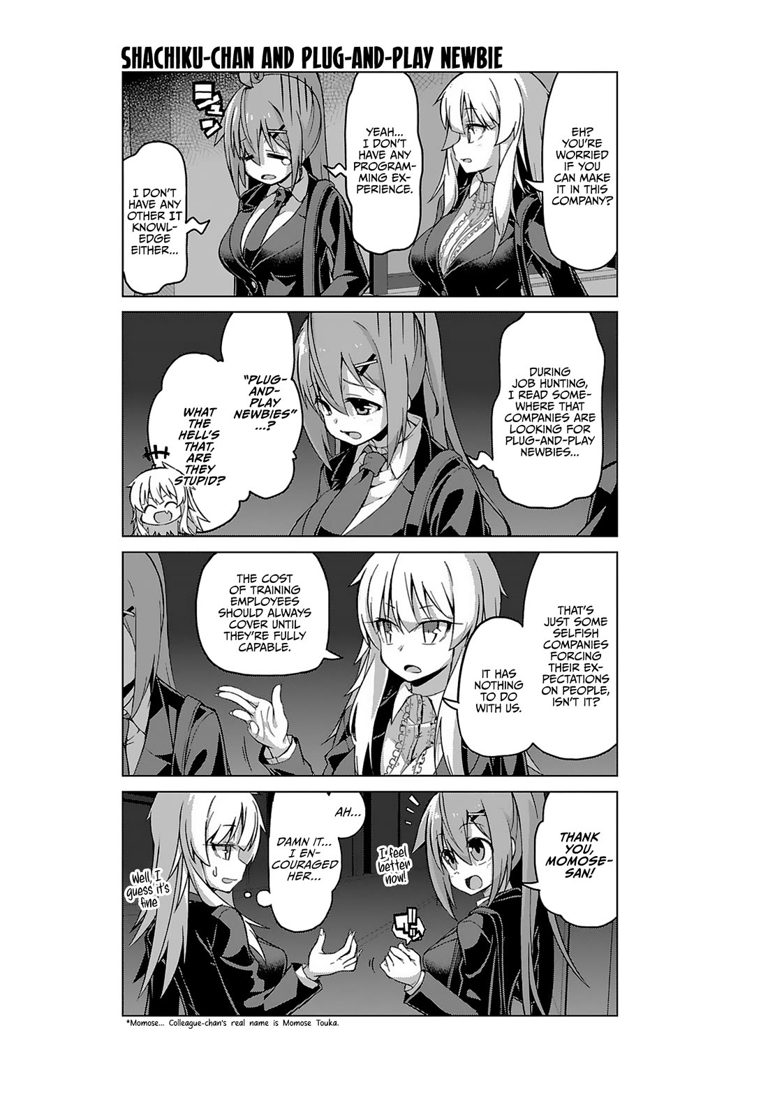 Iki no Kore! Shachiku-chan Chapter 17 page 9 - Chapter 17: A Story of My Time as a Fresh Graduate