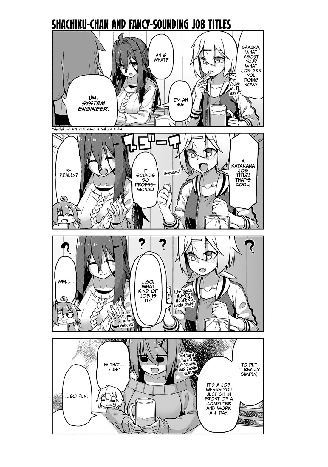 Iki no Kore! Shachiku-chan Chapter 18 page 9 - Chapter 18: A Story About Class Reunion