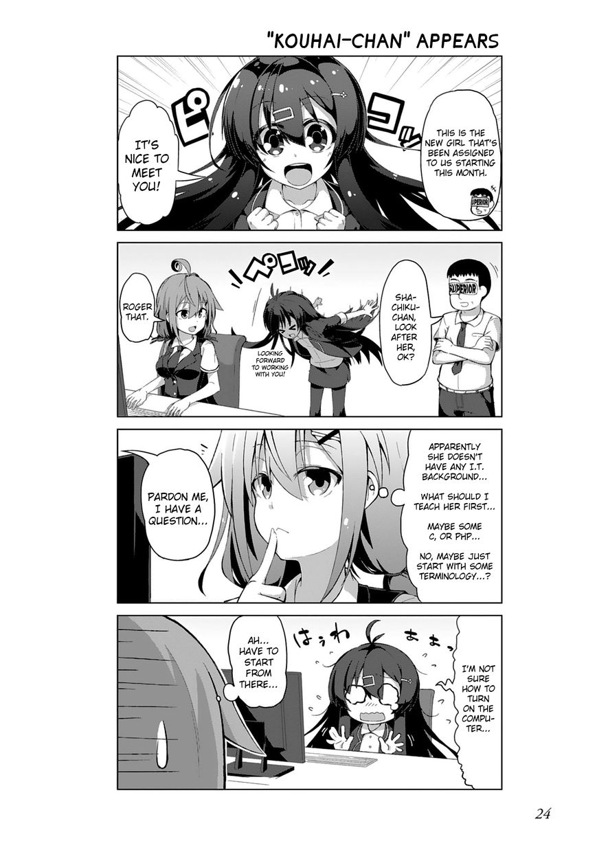 Iki no Kore! Shachiku-chan Chapter 3 page 2 - Chapter 3 : The story of Kouhai