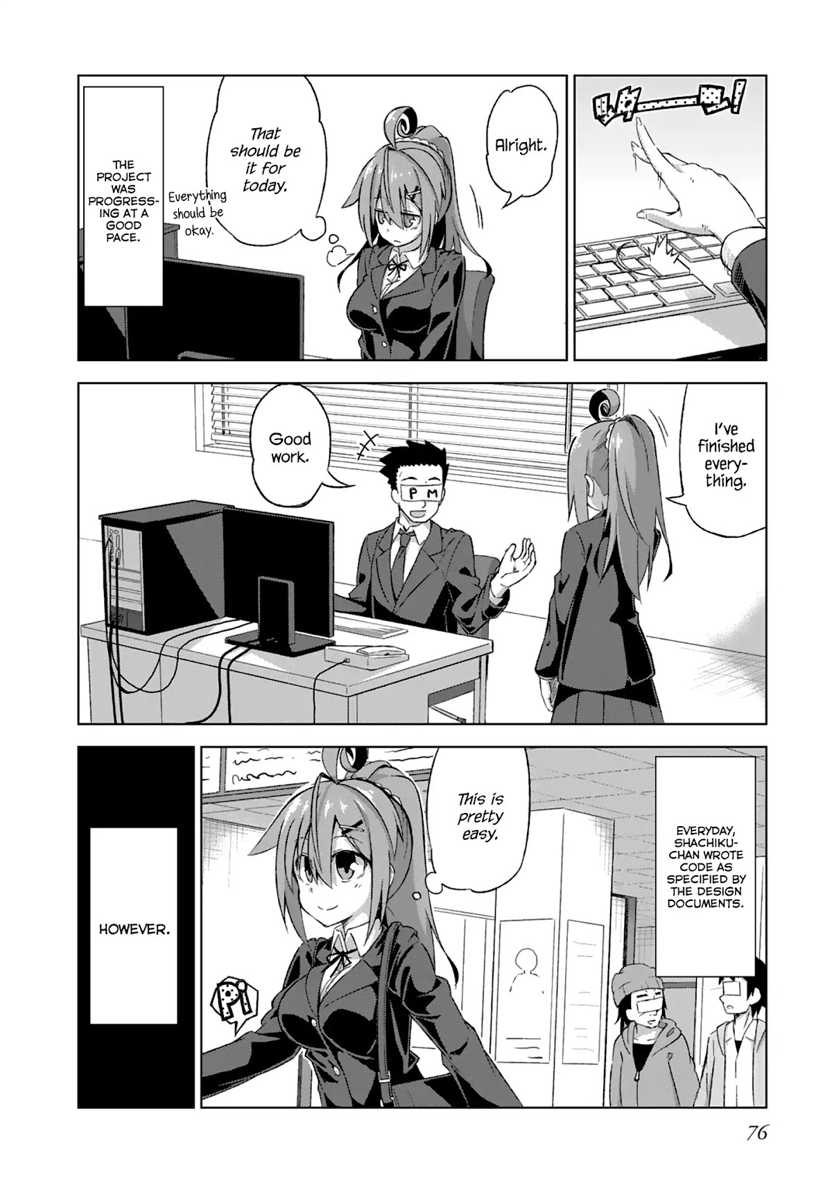 Iki no Kore! Shachiku-chan Chapter 6.5 page 14 - Chapter 6.5: Shachiku-chan's Past (First Half)