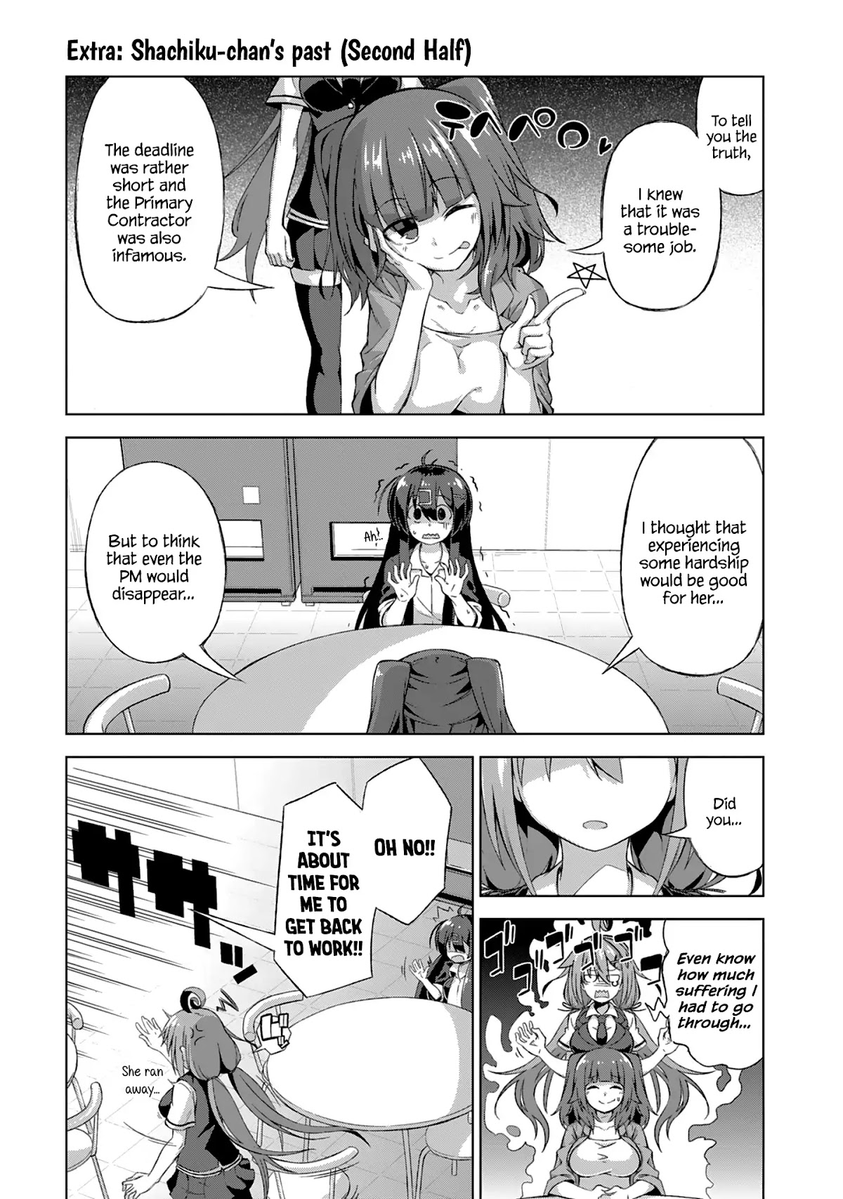 Iki no Kore! Shachiku-chan Chapter 6.6 page 1 - Chapter 6.6: Shachiku-chan's Past (Second Half)