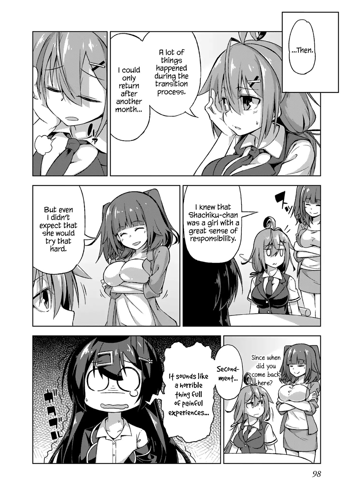 Iki no Kore! Shachiku-chan Chapter 6.6 page 14 - Chapter 6.6: Shachiku-chan's Past (Second Half)