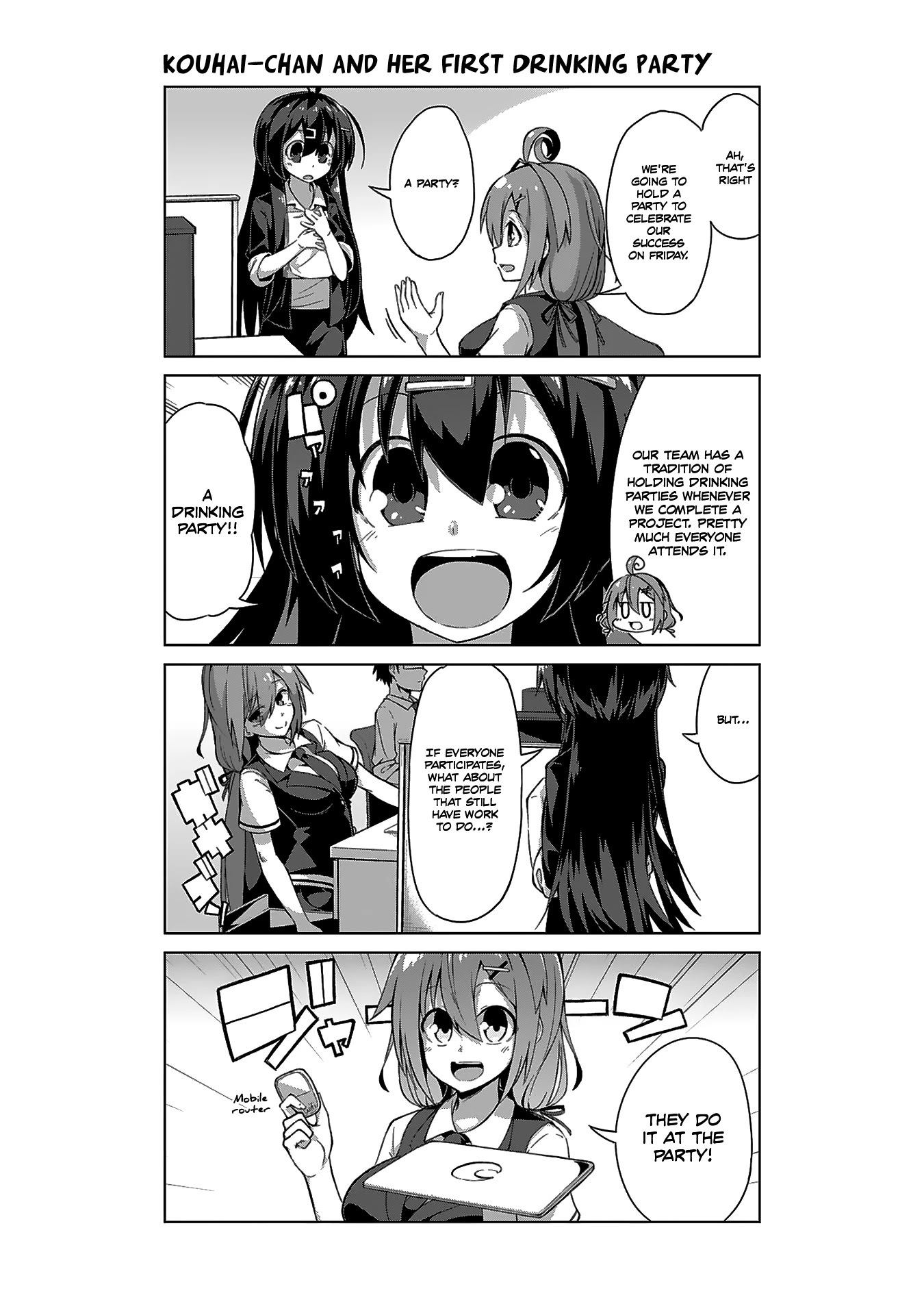 Iki no Kore! Shachiku-chan Chapter 7 page 8 - Chapter 7: The Story of a Fun Drinking Party