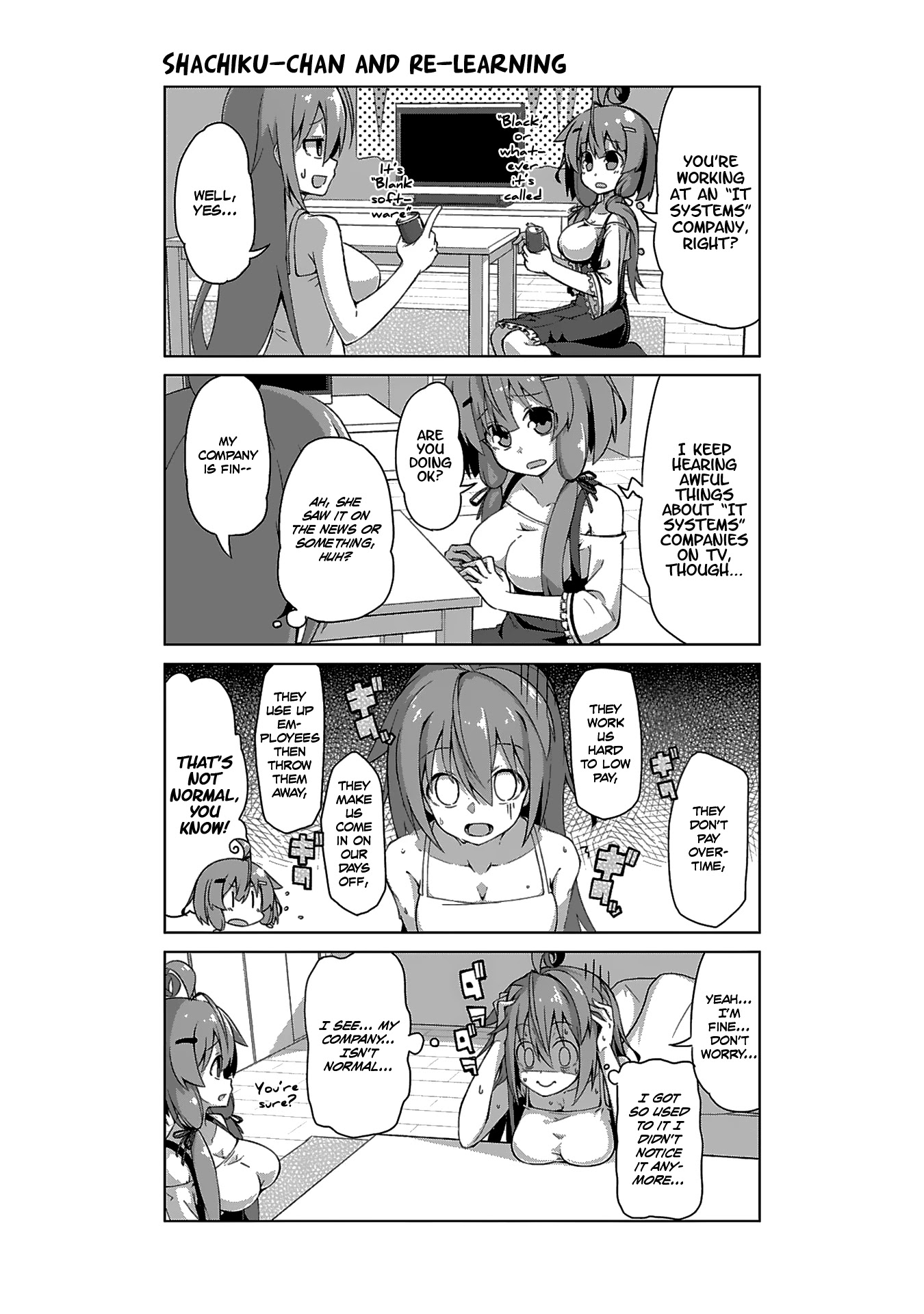 Iki no Kore! Shachiku-chan Chapter 8 page 6 - Chapter 8: The Story of Everyone's Day Off