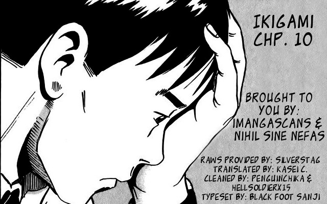 Ikigami Chapter 10 page 38 - Chapter 10: The Night Before Conscription Act 1