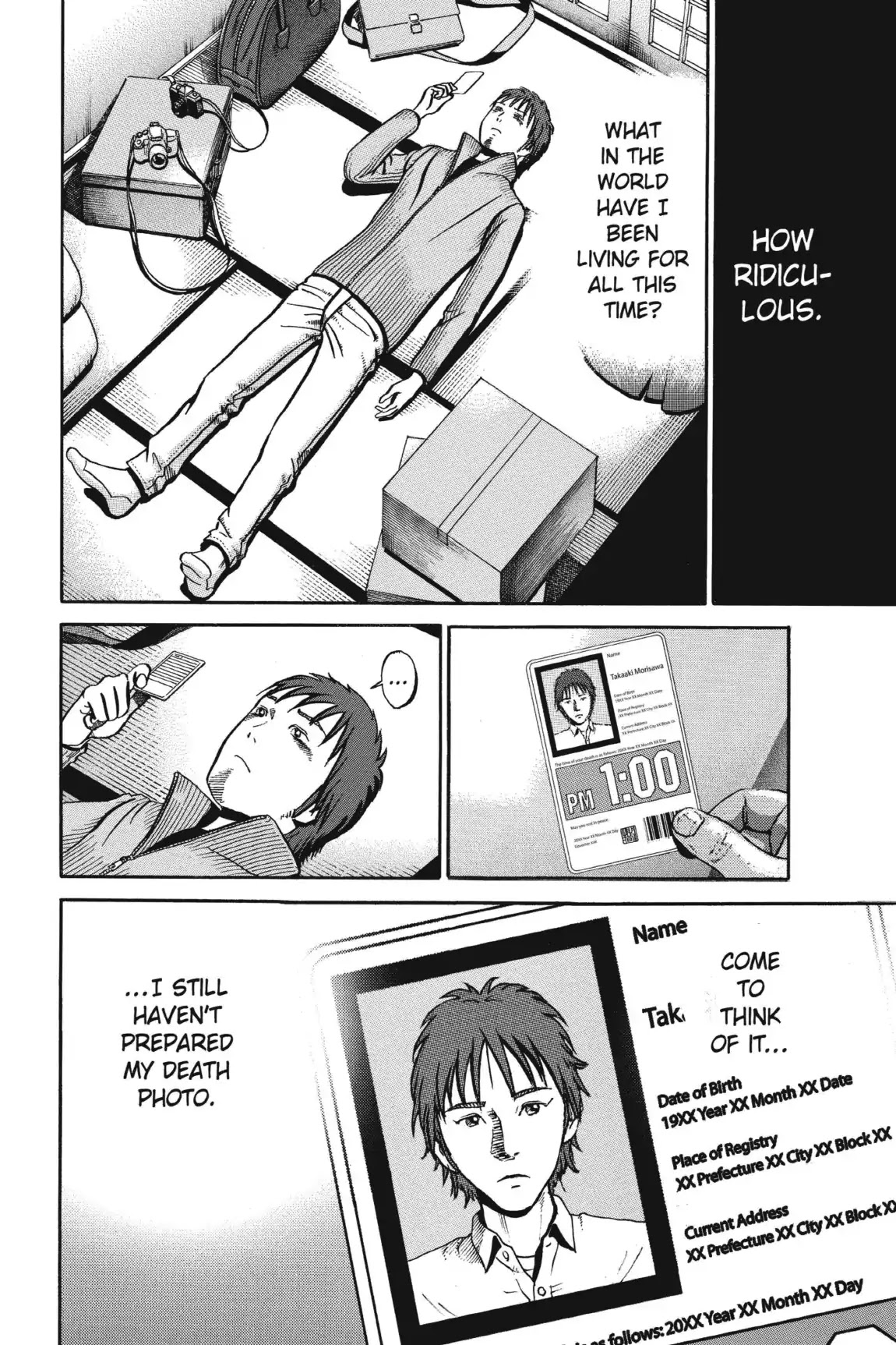 Ikigami Chapter 38 page 10 - Chapter 38: Photo of the Deceased (Act 2)