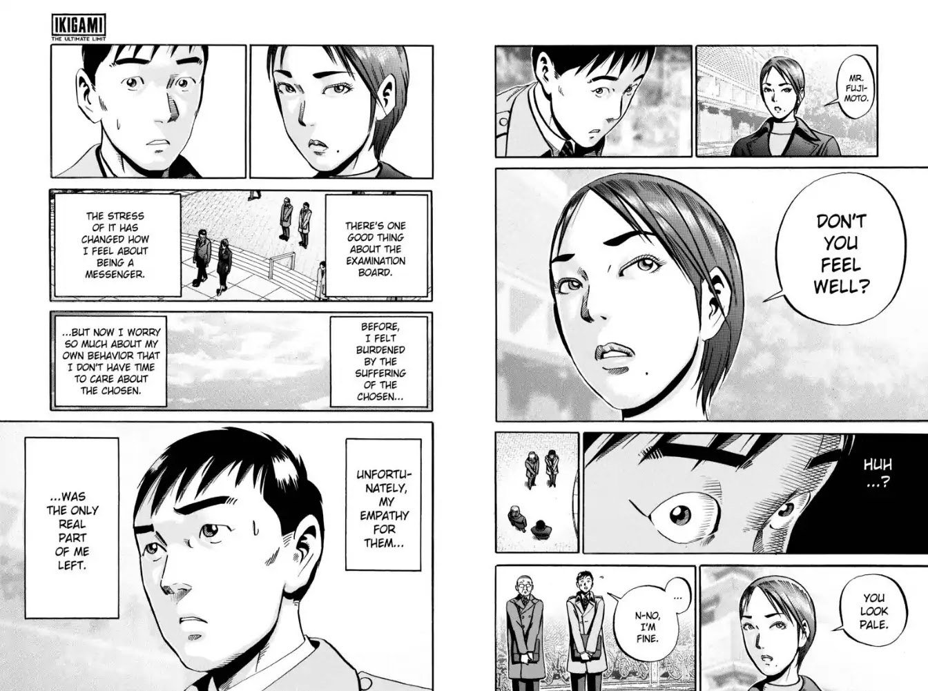 Ikigami Chapter 43 page 14 - Chapter 43: Crime and Punishment (Act 1)