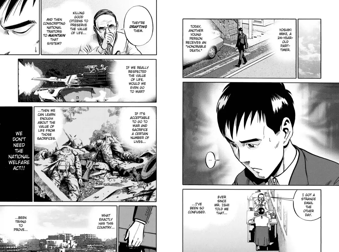 Ikigami Chapter 53 page 2 - Chapter 53: Two Fallen In War (Act 2)