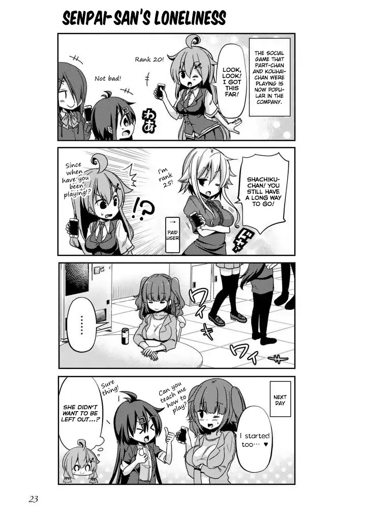 Ikinokore! Shachiku-chan ~Kouhai-chan Ota Katsudou-ki~ Chapter 2 page 11 - Chapter 2: The Story of a Social Network Game Addict Part-Timer