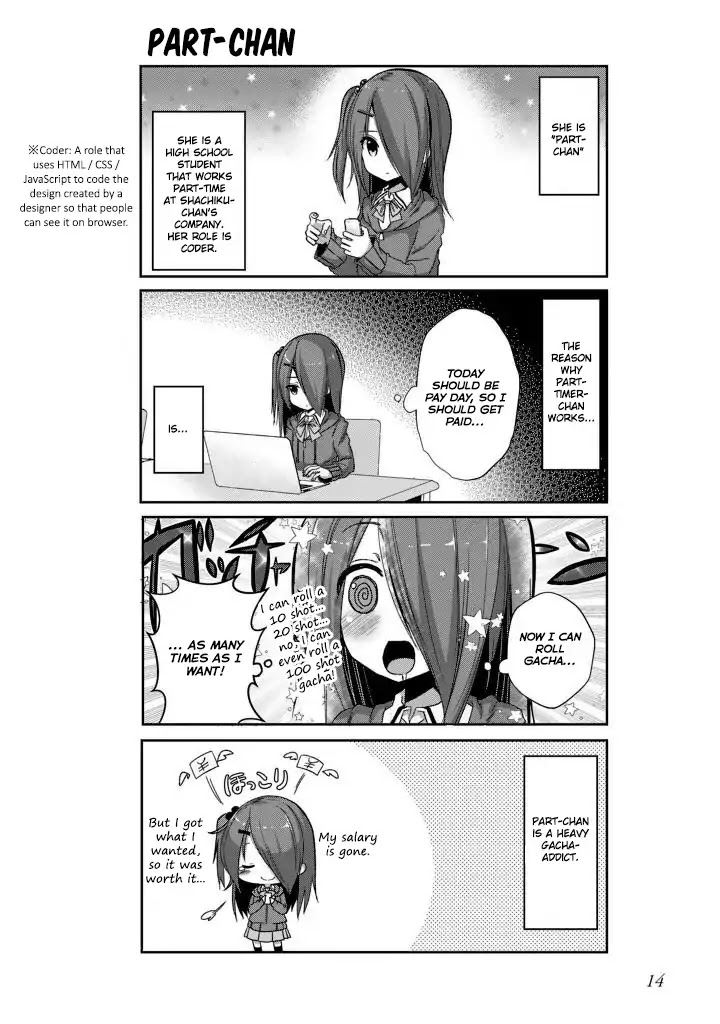 Ikinokore! Shachiku-chan ~Kouhai-chan Ota Katsudou-ki~ Chapter 2 page 2 - Chapter 2: The Story of a Social Network Game Addict Part-Timer