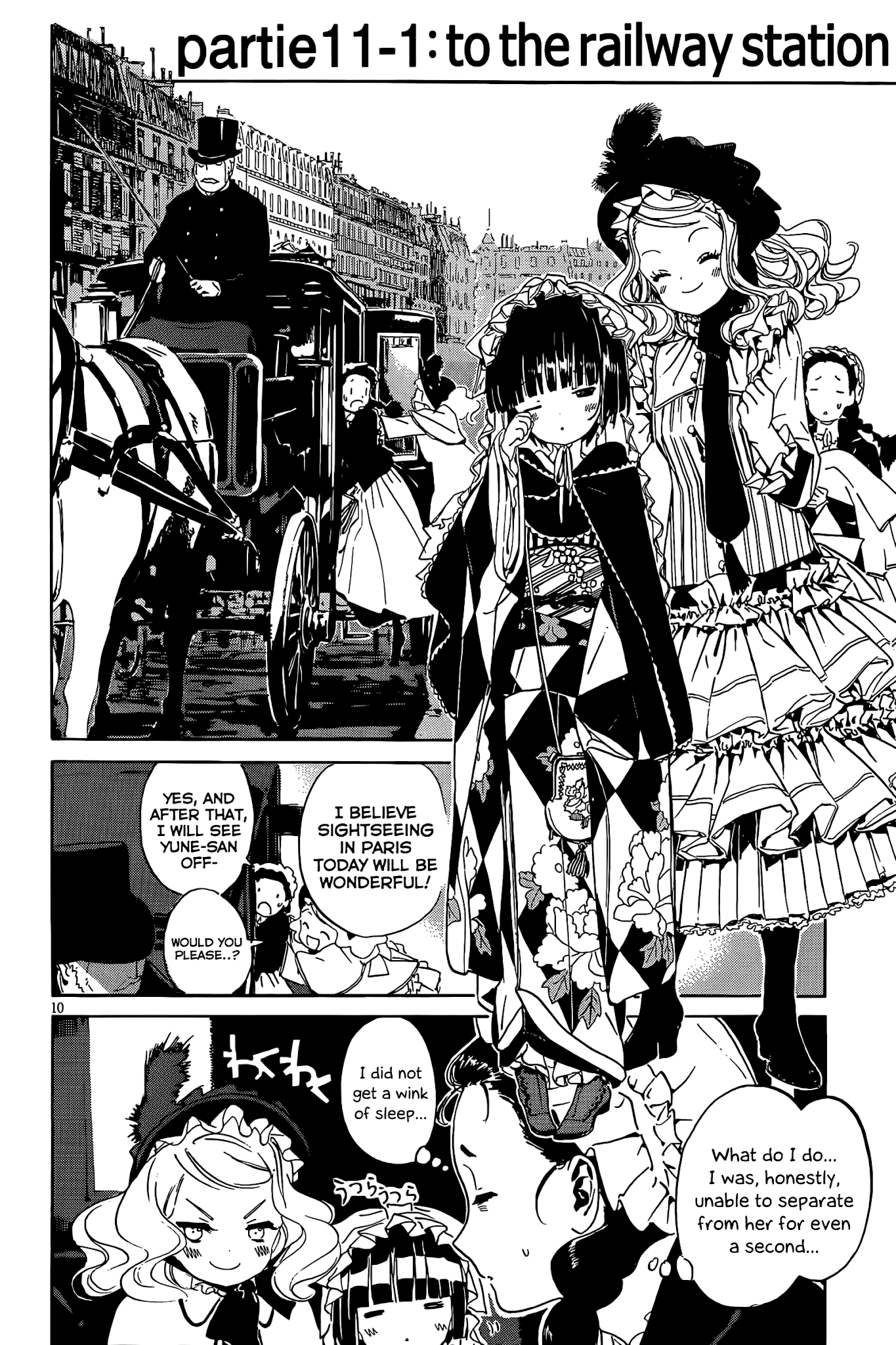 Ikoku Meiro no Croisée Chapter 11.1 page 1 - Chapter 11.1: To the Railway Station