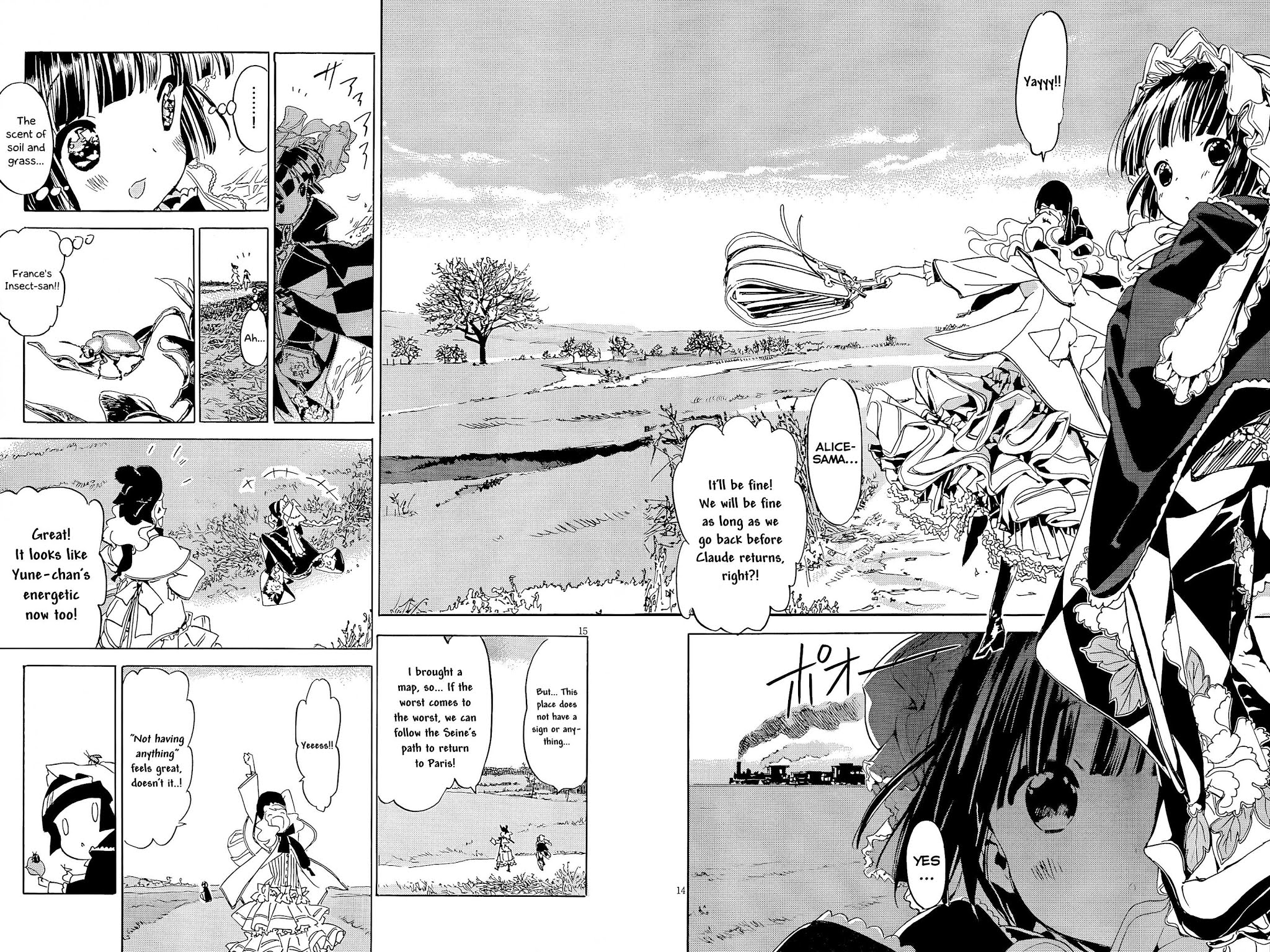 Ikoku Meiro no Croisée Chapter 11.2 page 17 - Chapter 11.2: To the Countryside