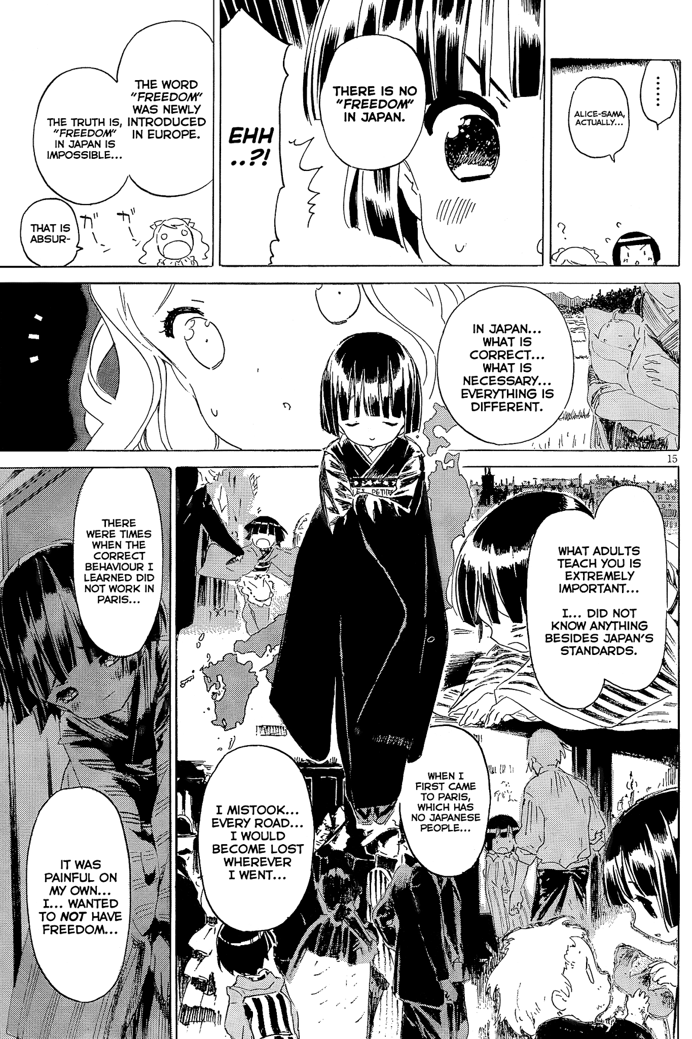 Ikoku Meiro no Croisée Chapter 11.3 page 15 - Chapter 11.3: To the Shed