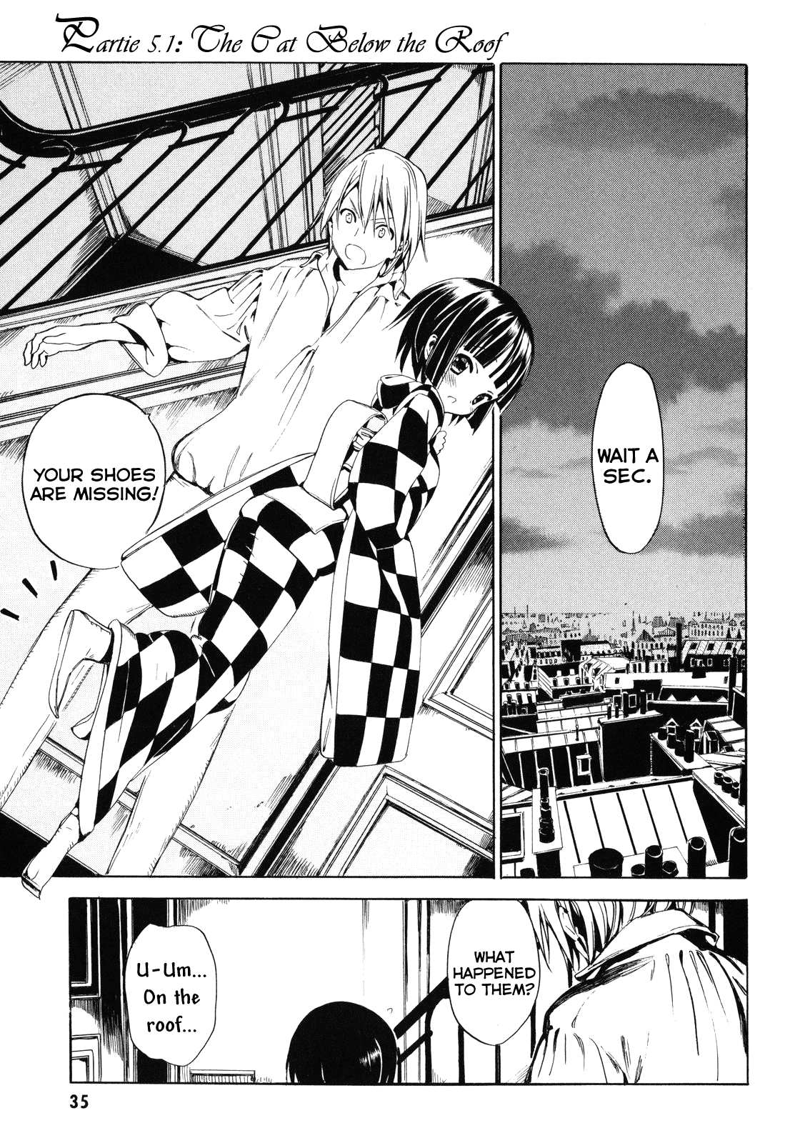 Ikoku Meiro no Croisée Chapter 5.1 page 1 - Chapter 5.1: The Cat Below the Roof