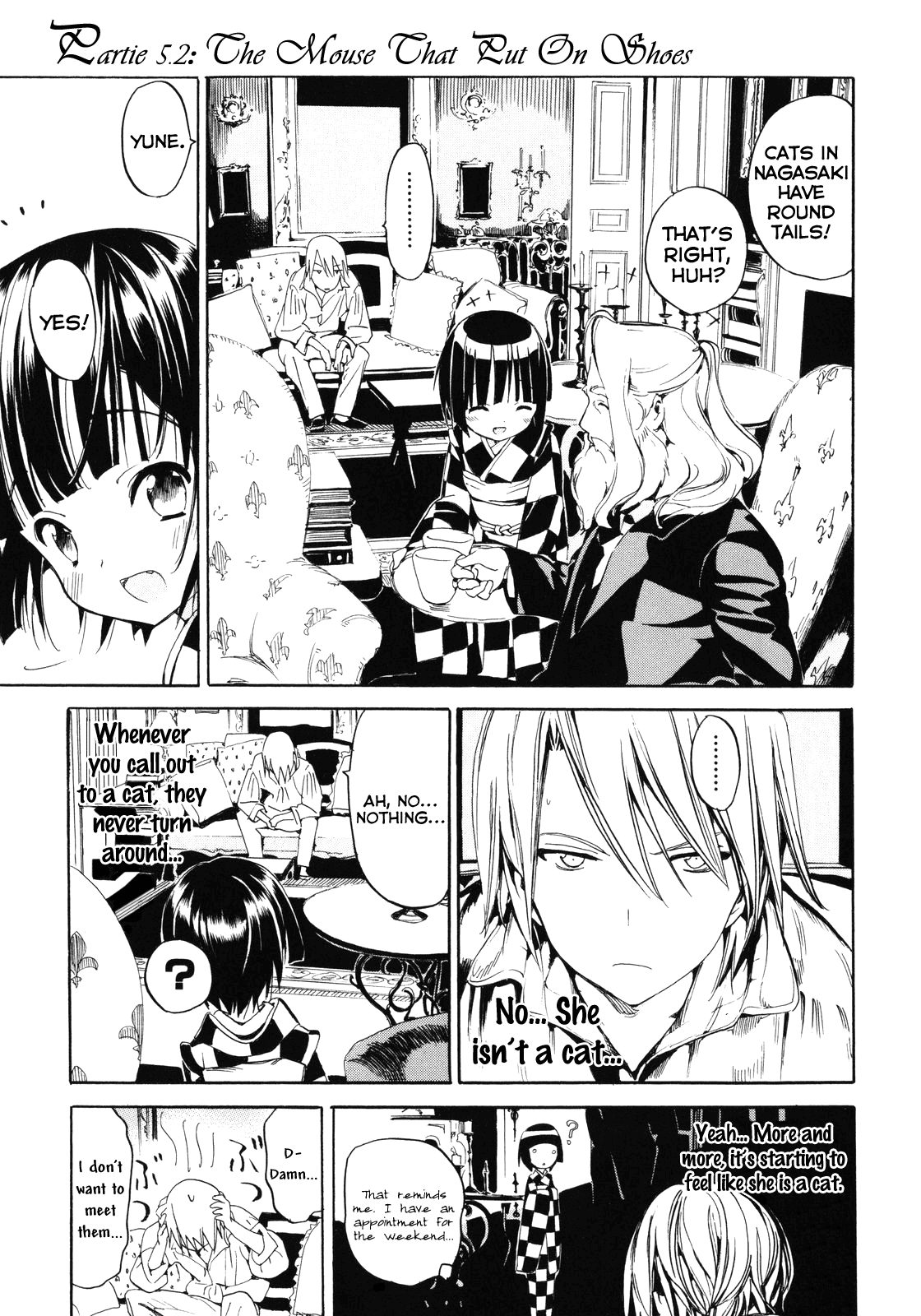 Ikoku Meiro no Croisée Chapter 5.2 page 1 - Chapter 5.2: The Mouse That Put On Shoes