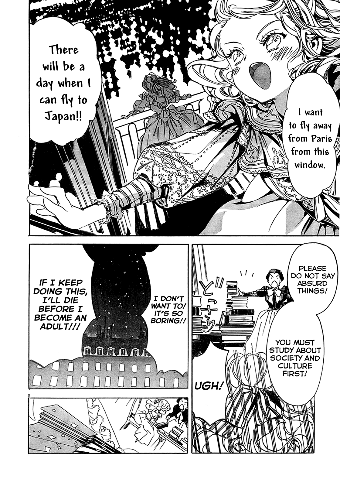 Ikoku Meiro no Croisée Chapter 9.2 page 4 - Chapter 9.2: French Dreams (2009)