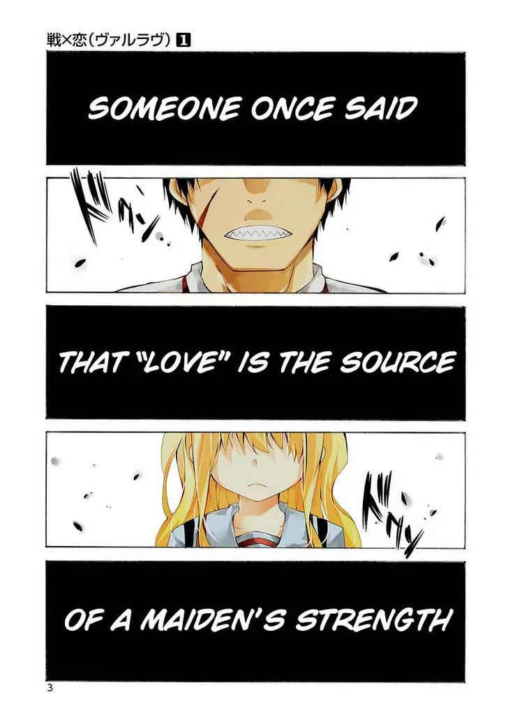 Ikusa x Koi Chapter 1 page 5 - Chapter 1: Fighting Maiden