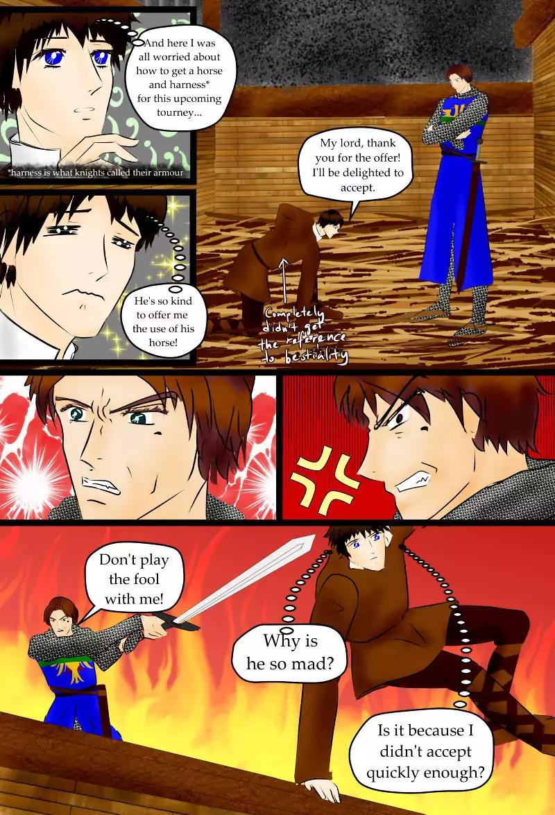 Il Chevalier Mesfais (The Knight who Sinned) Chapter 2.2 page 4 - Chapter 2.2: White Enchantress (part b)