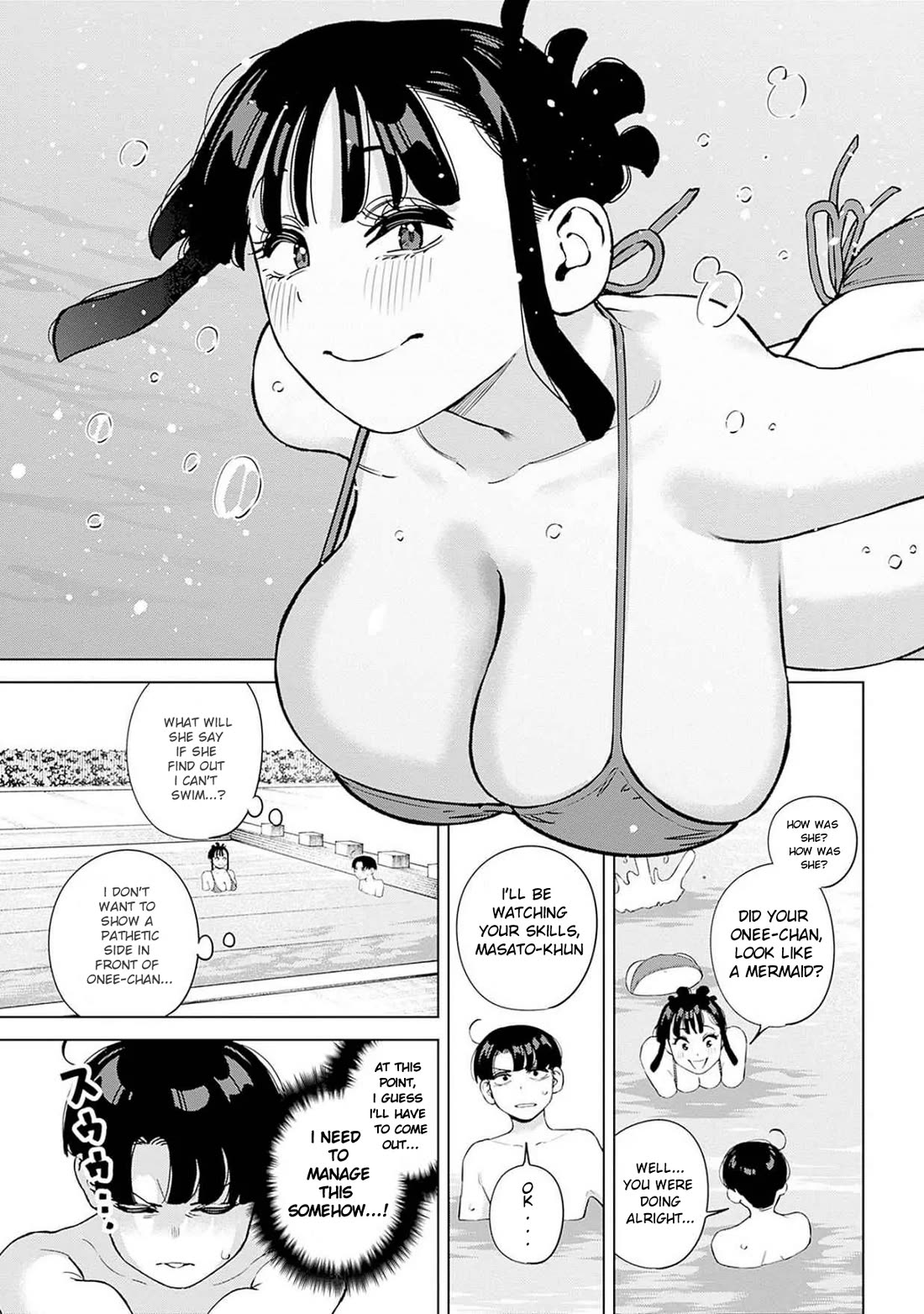 I'll Be Spoiled by My Big Sis Cousin? Chapter 11 page 10 - Chapter 11: Let's Swim Together ♥︎