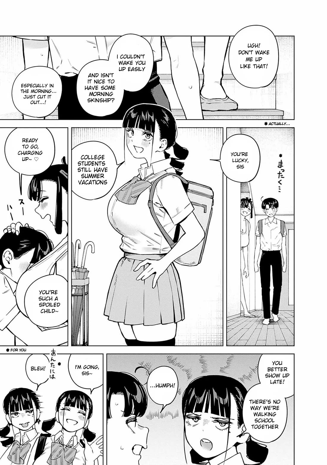 I'll Be Spoiled by My Big Sis Cousin? Chapter 16 page 3 - Chapter 16: Class President in Trouble ♥︎