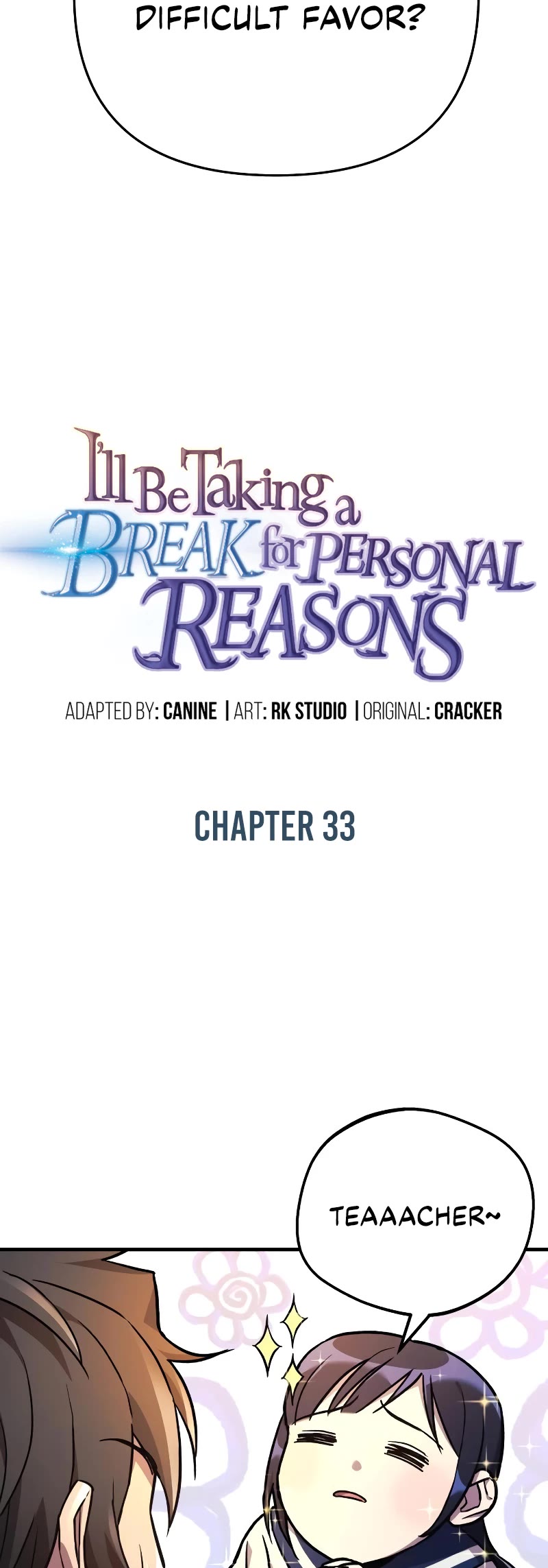 I’ll be Taking a Break for Personal Reasons Chapter 33 page 4 - Chapter 33