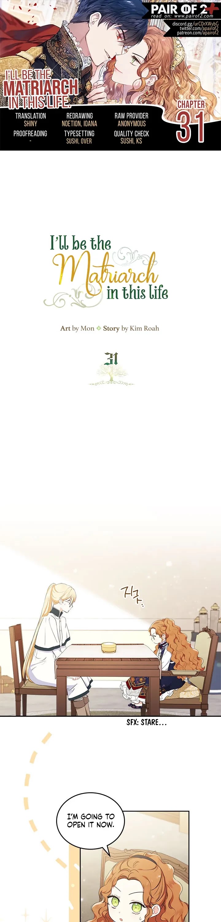 I'll Be the Matriarch in This Life Chapter 31 page 1 - Chapter 31