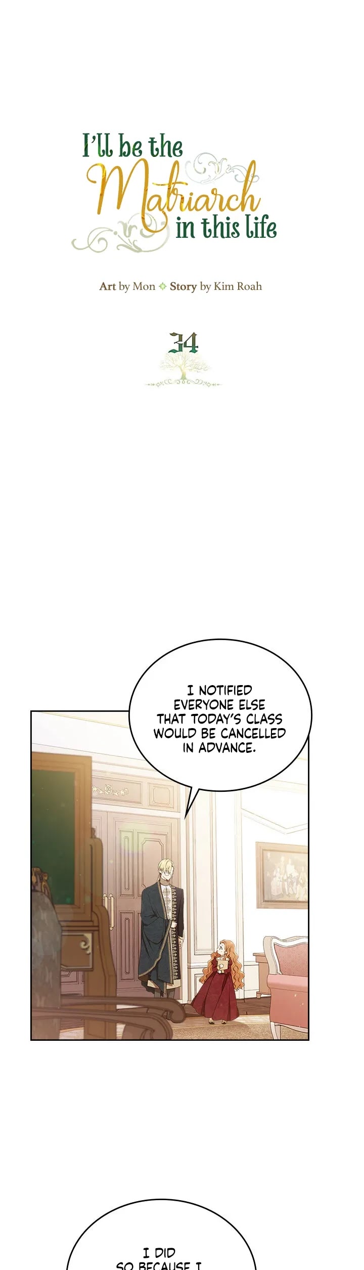 I'll Be the Matriarch in This Life Chapter 34 page 2 - Chapter 34