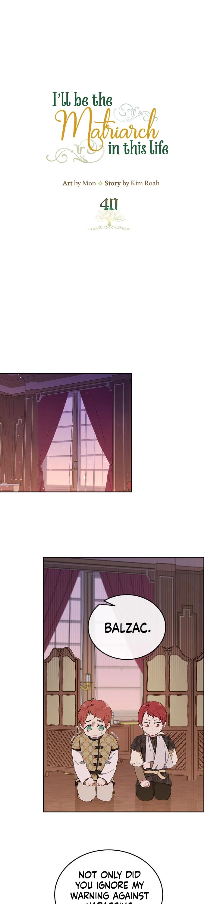I'll Be the Matriarch in This Life Chapter 40 page 2 - Chapter 40