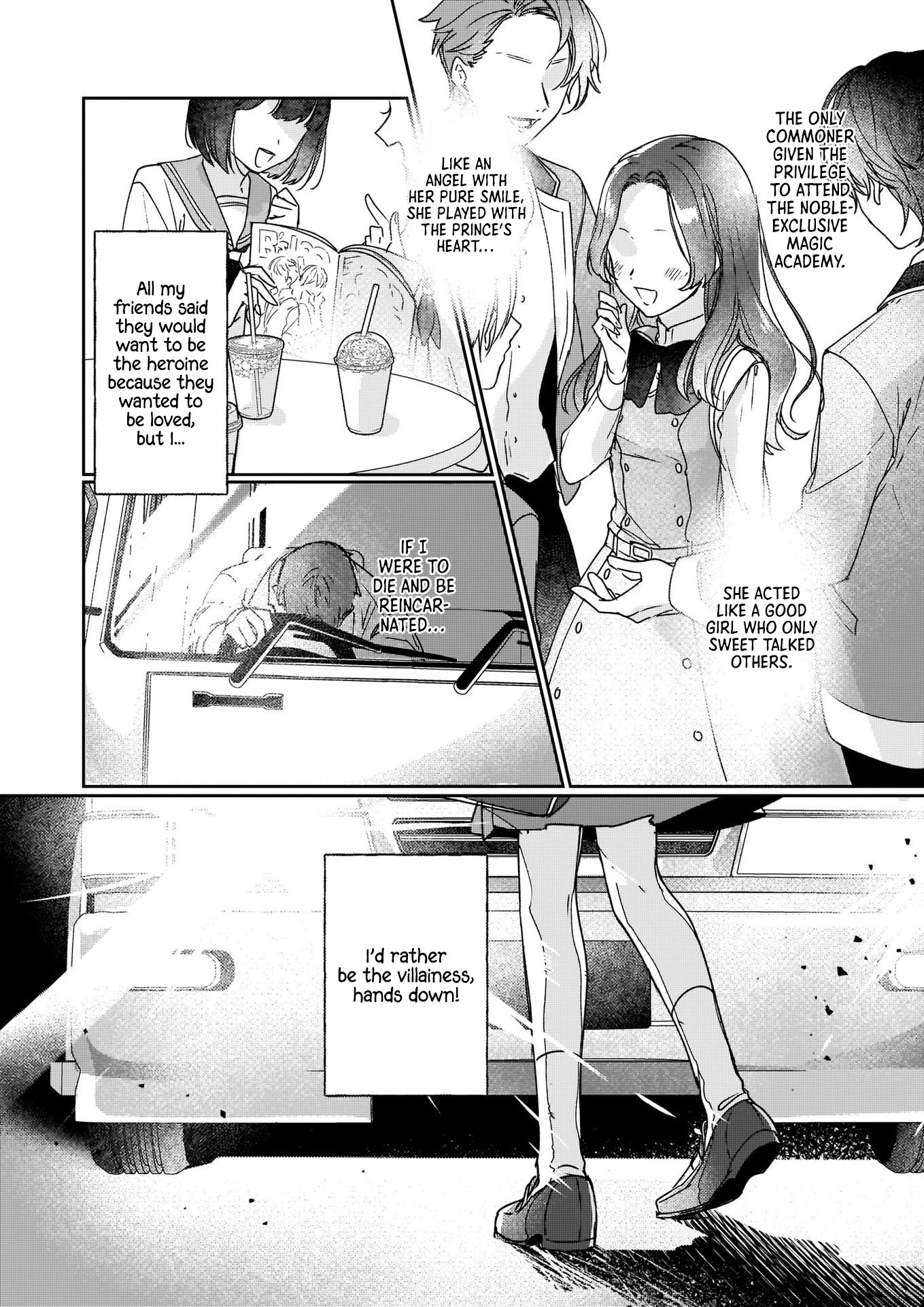I'll Become a Villainess That Will Go Down in History ― The More of a Villainess I Become, the More the Prince Will Dote on Me Chapter 1 page 2 - Chapter 1