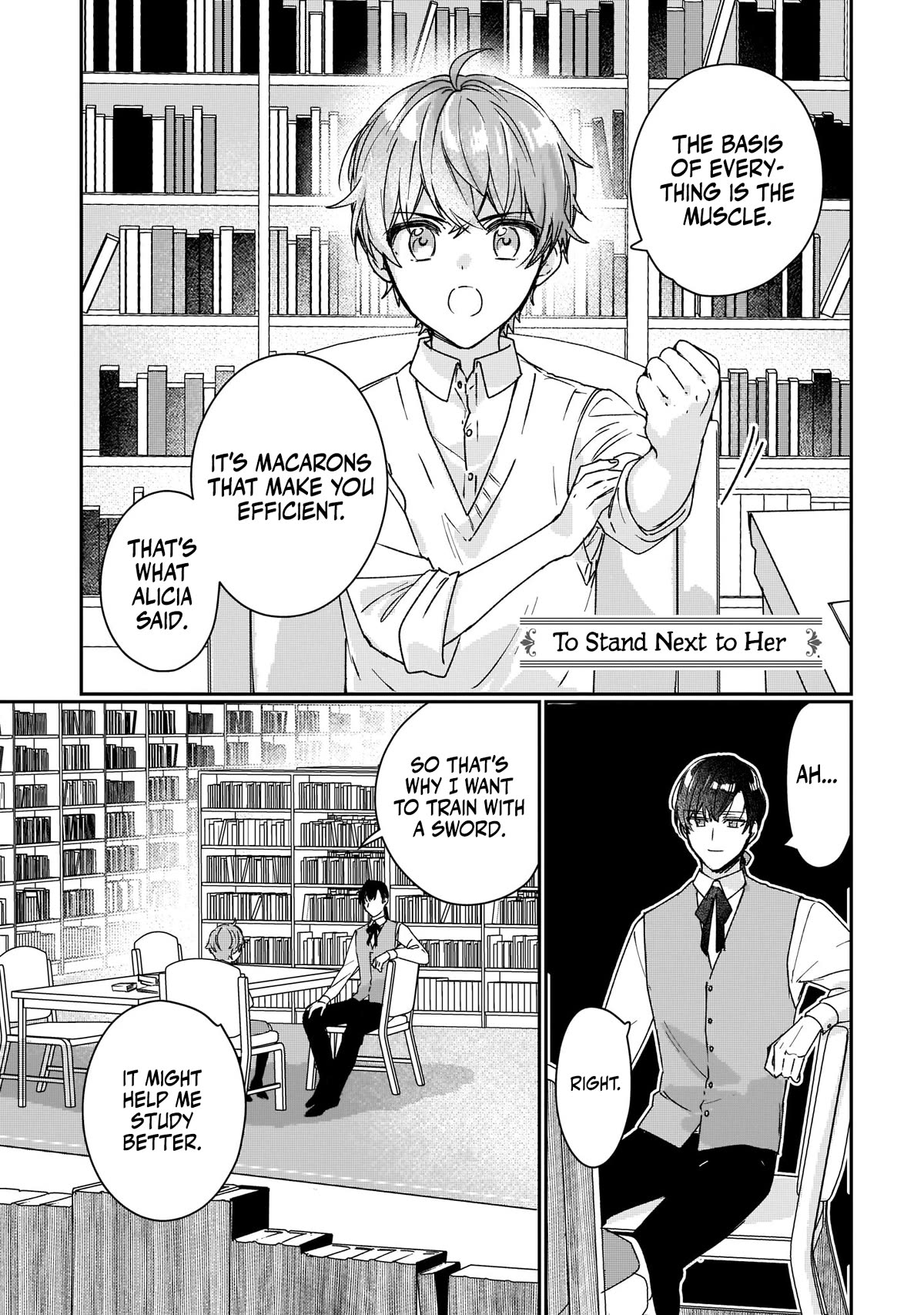 I'll Become a Villainess That Will Go Down in History ― The More of a Villainess I Become, the More the Prince Will Dote on Me Chapter 15.5 page 1 - Chapter 15.5: To Stand Next to Her