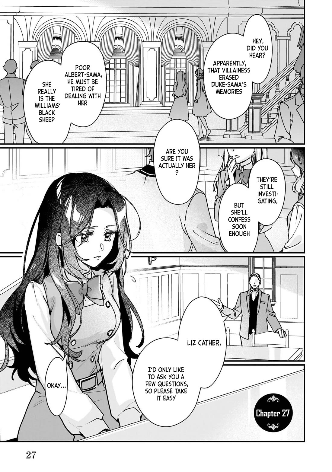 I'll Become a Villainess That Will Go Down in History ― The More of a Villainess I Become, the More the Prince Will Dote on Me Chapter 27 page 1 - Chapter 27