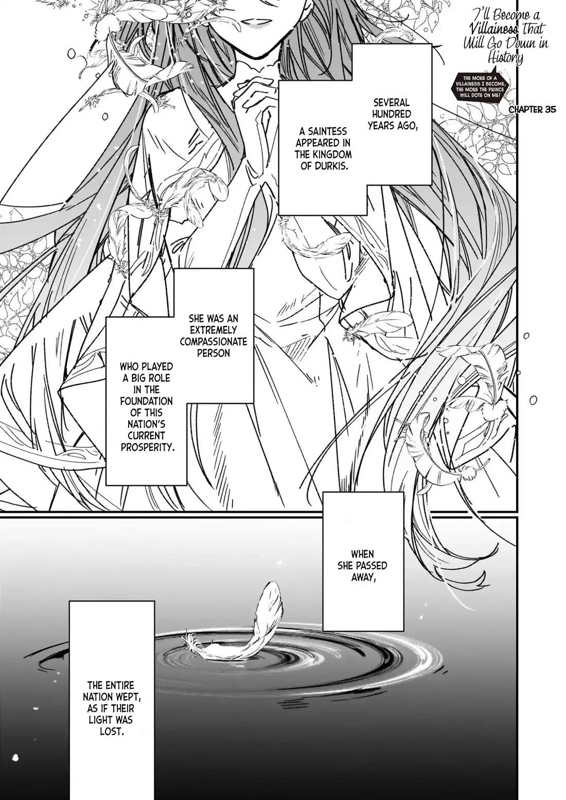 I'll Become a Villainess That Will Go Down in History ― The More of a Villainess I Become, the More the Prince Will Dote on Me Chapter 35 page 2 - Chapter 35