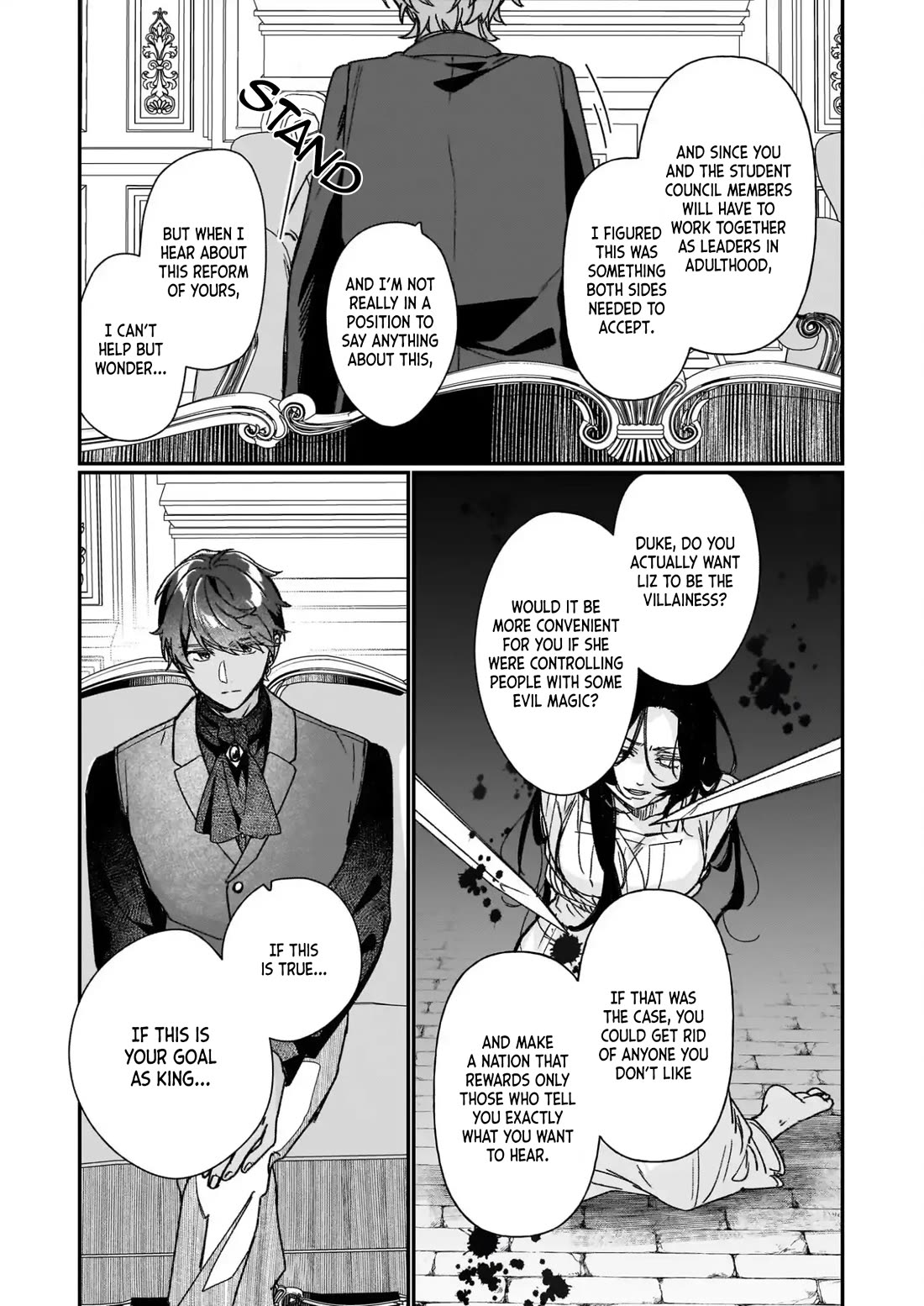 I'll Become a Villainess That Will Go Down in History ― The More of a Villainess I Become, the More the Prince Will Dote on Me Chapter 35 page 22 - Chapter 35