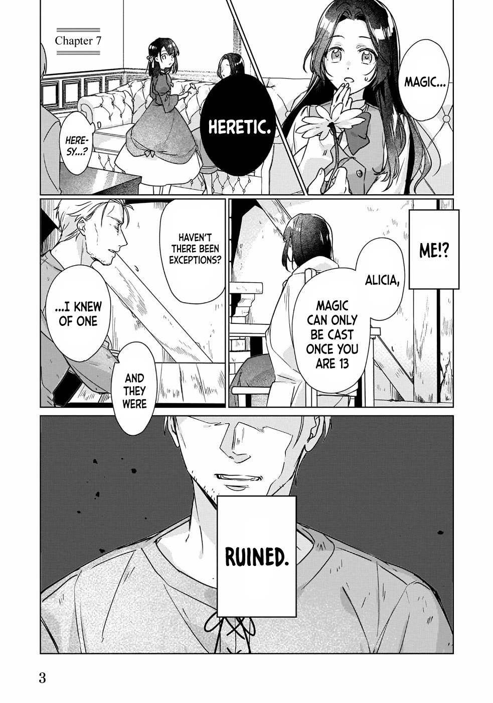 I'll Become a Villainess That Will Go Down in History ― The More of a Villainess I Become, the More the Prince Will Dote on Me Chapter 7 page 3 - Chapter 7