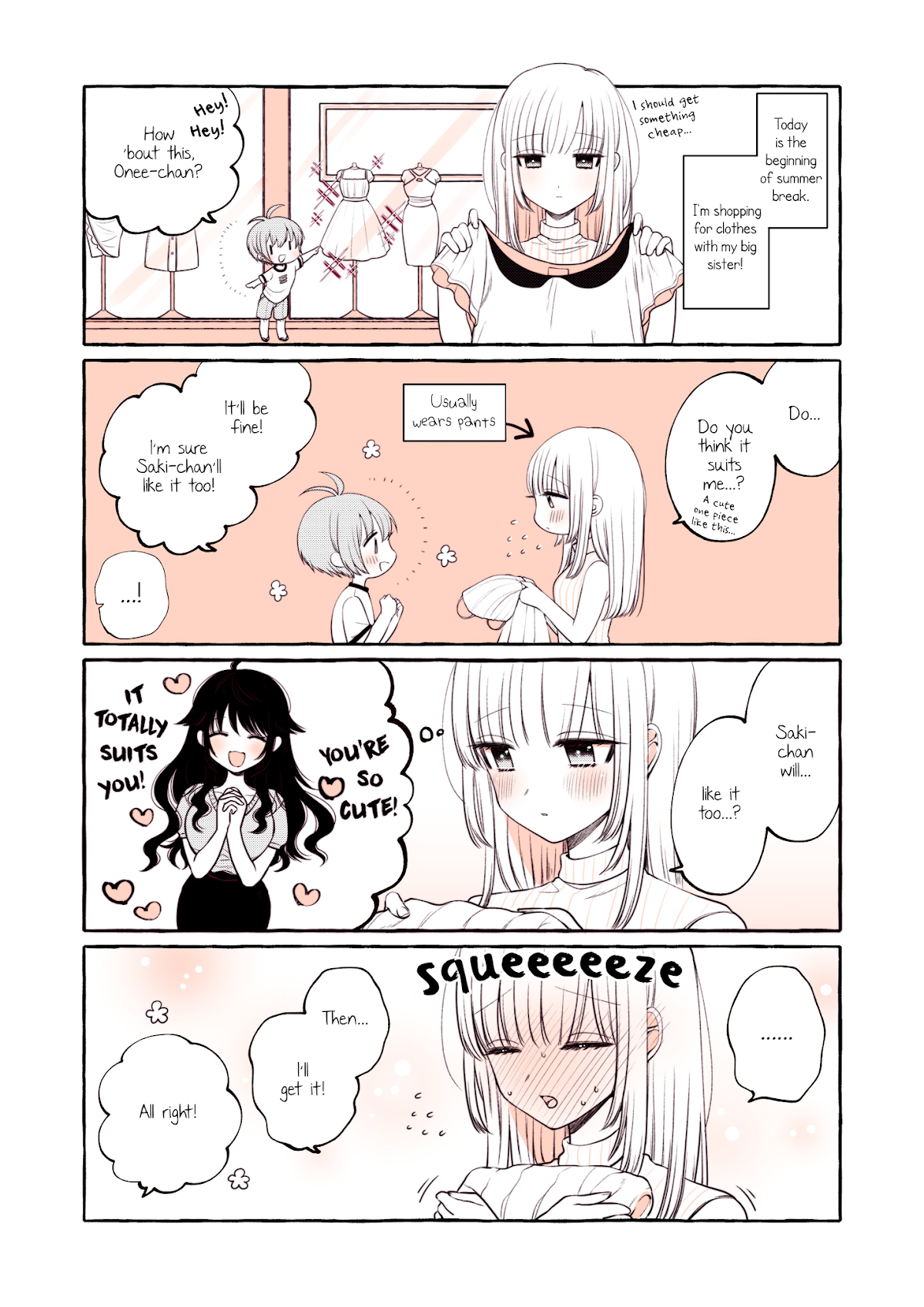 I'll Cheer On My Yuri Onee-chan Chapter 6.51 page 1 - Chapter 6.51: Panties Day and Yuri