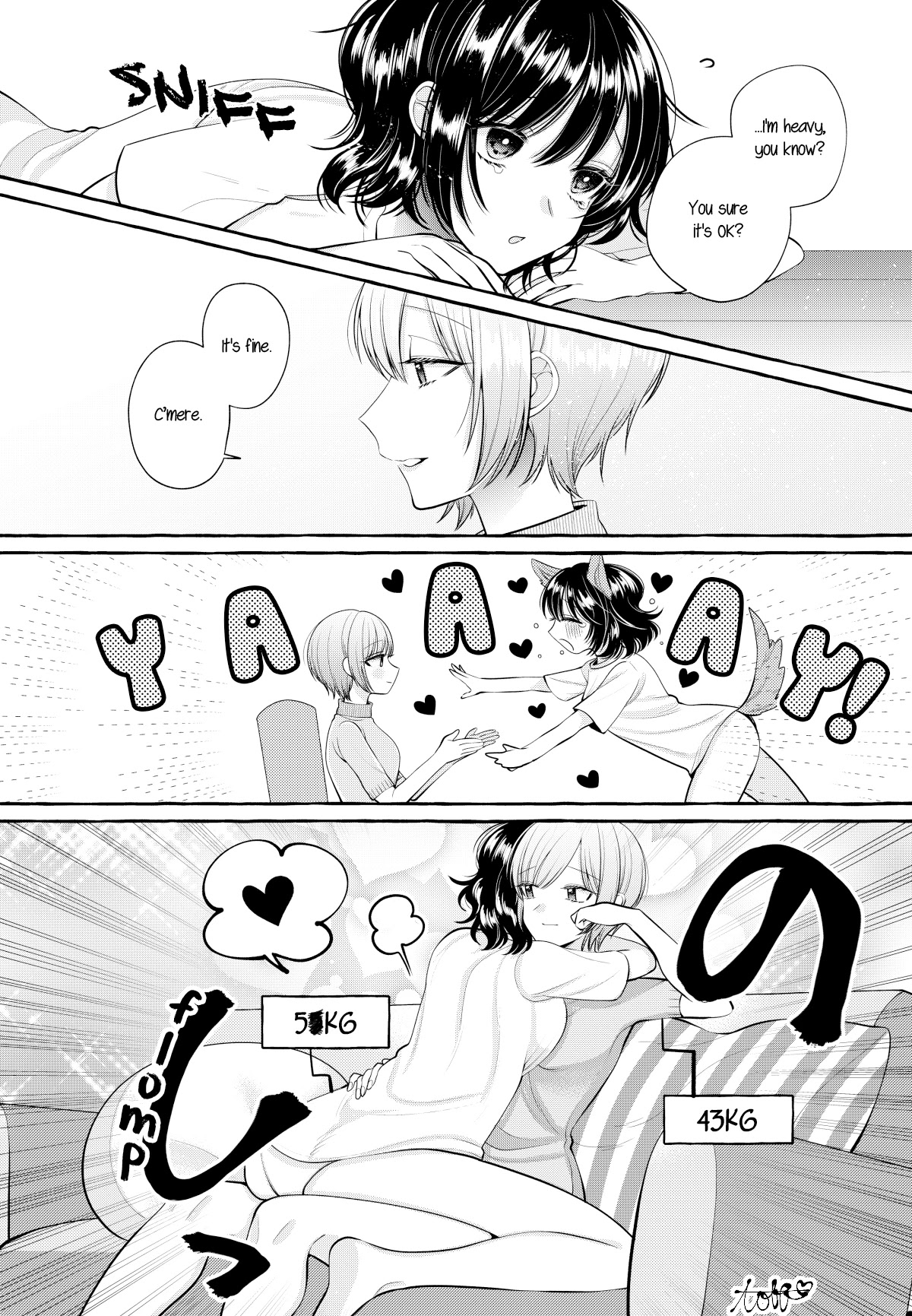 I'll Cheer On My Yuri Onee-chan Chapter 6.7 page 2 - Chapter 6.7: Extra: Living Together As Adults - Boobs Day