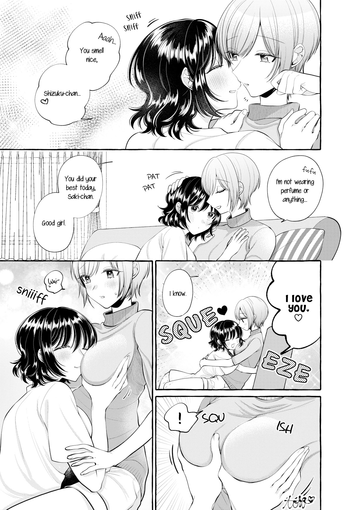 I'll Cheer On My Yuri Onee-chan Chapter 6.7 page 3 - Chapter 6.7: Extra: Living Together As Adults - Boobs Day