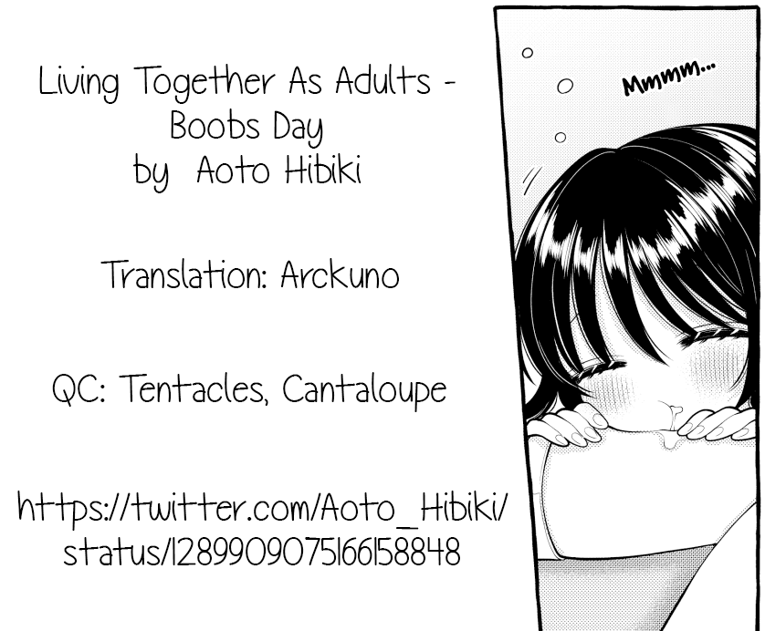 I'll Cheer On My Yuri Onee-chan Chapter 6.7 page 5 - Chapter 6.7: Extra: Living Together As Adults - Boobs Day