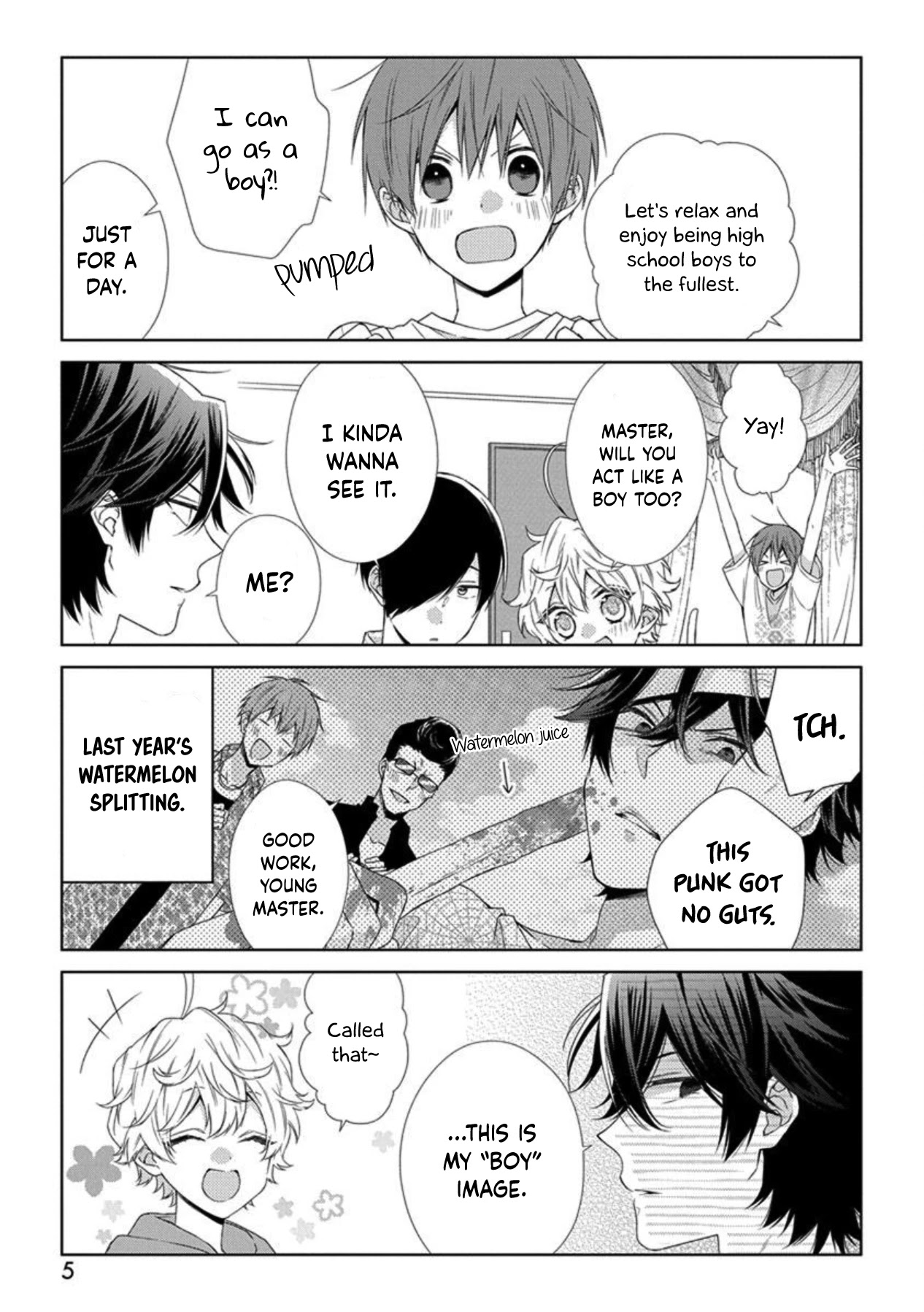 I'll Start Being a Feminine Boy Chapter 34 page 6 - Chapter 34