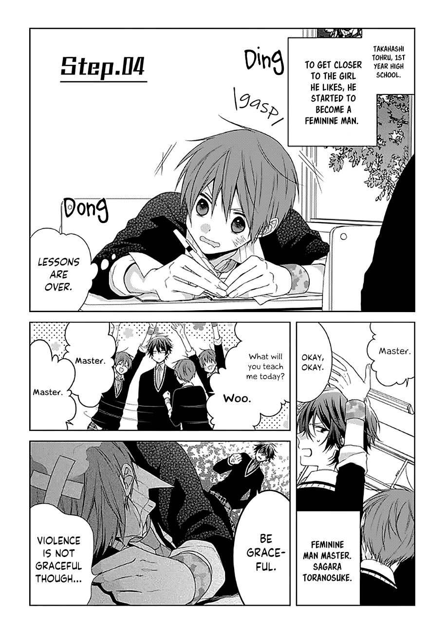 I'll Start Being a Feminine Boy Chapter 4 page 1 - Chapter 4: Step 4