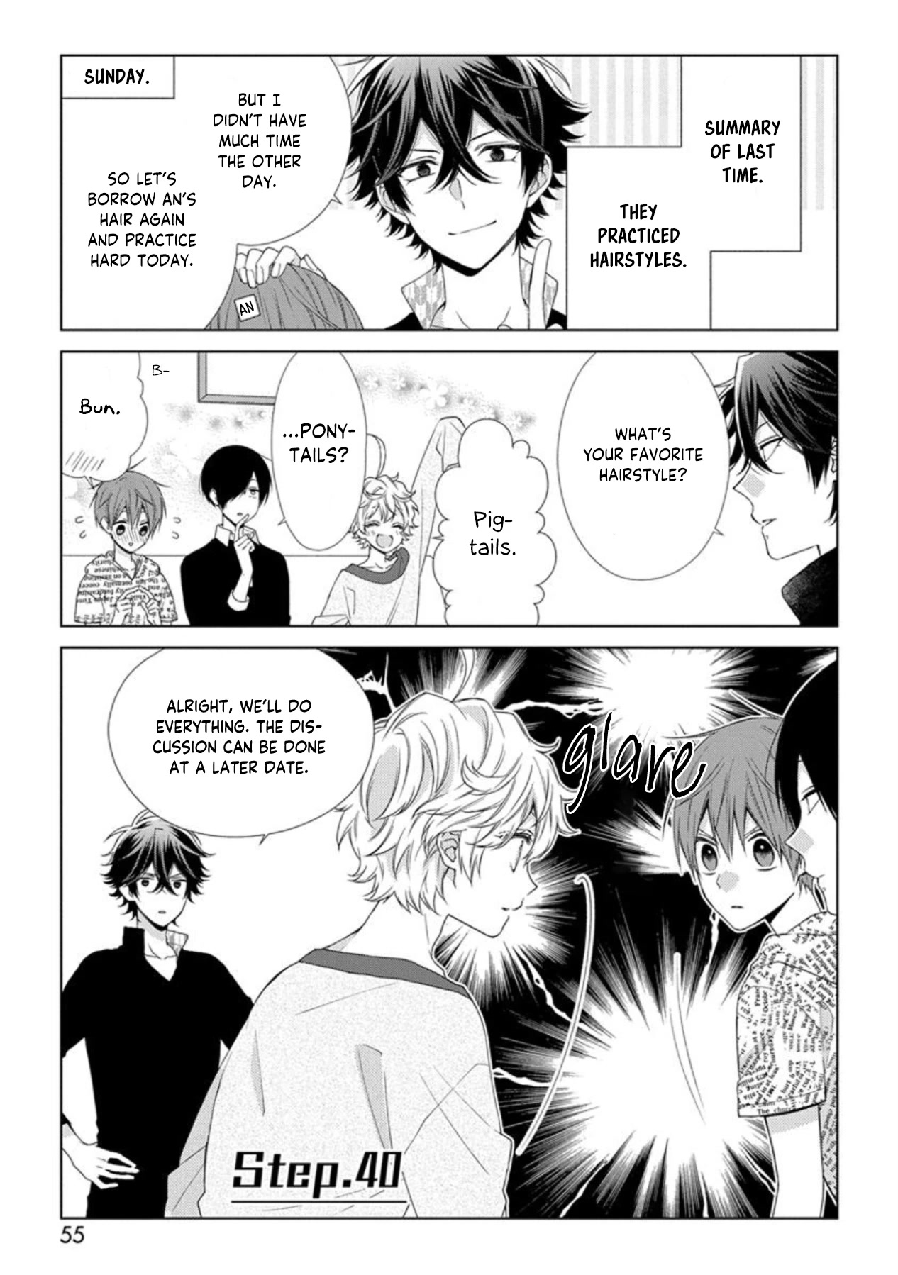 I'll Start Being a Feminine Boy Chapter 40 page 1 - Chapter 40: Step 40